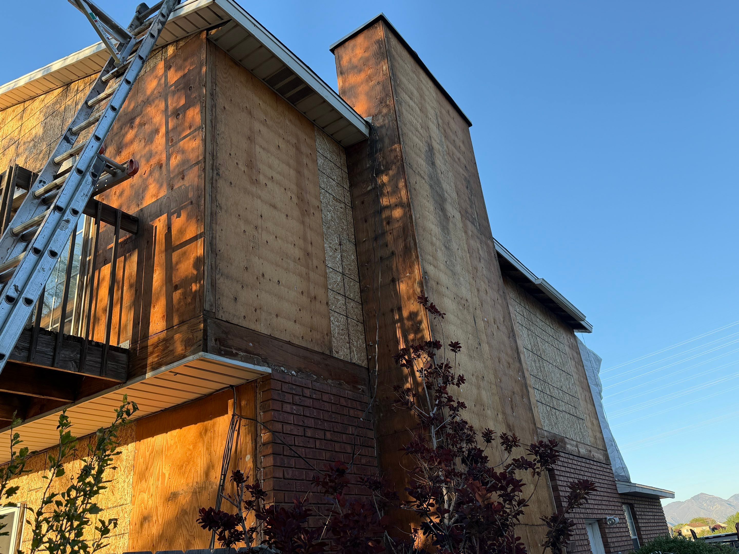 West Valley City | Aluminum to Hardie Conversion | Timber Bark & Arctic White by Ideal Siding Utah