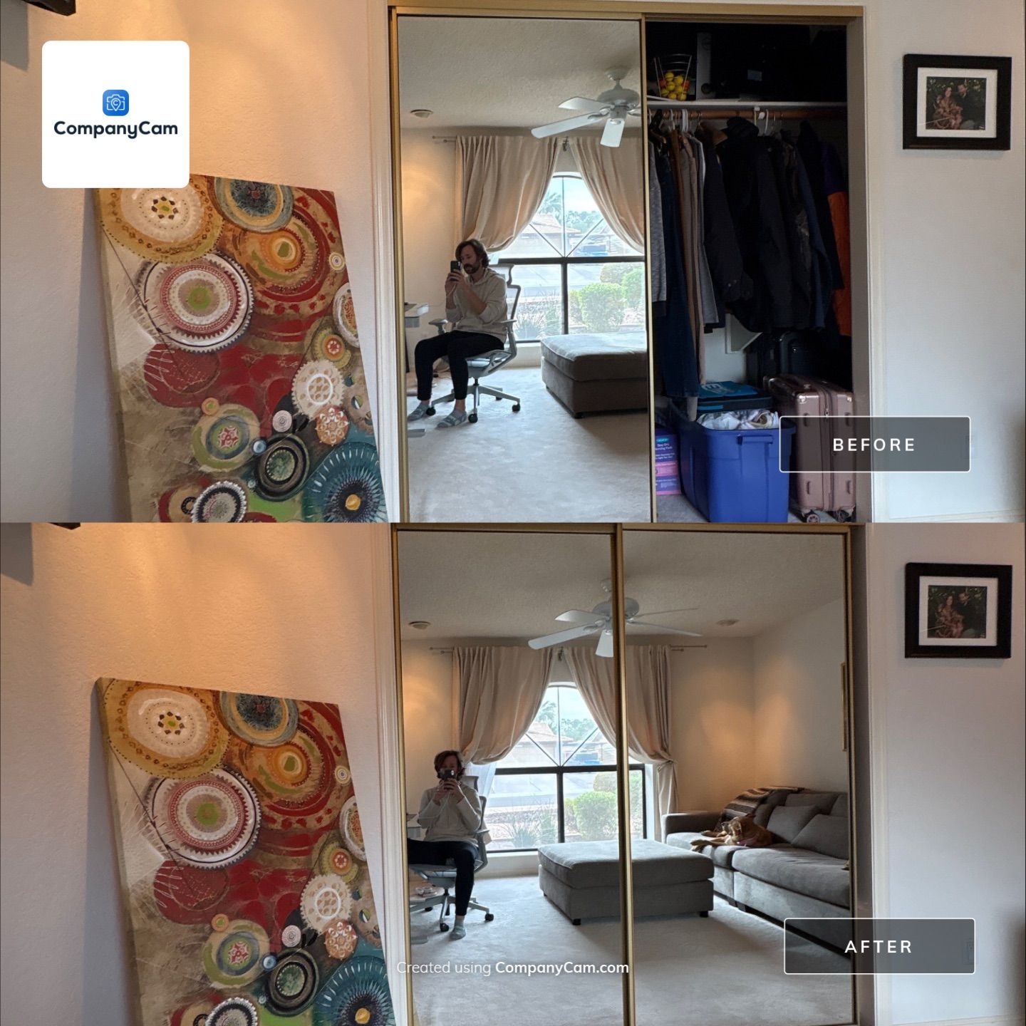 Bathroom Remodel using Lock by CompanyCam Sales Demo