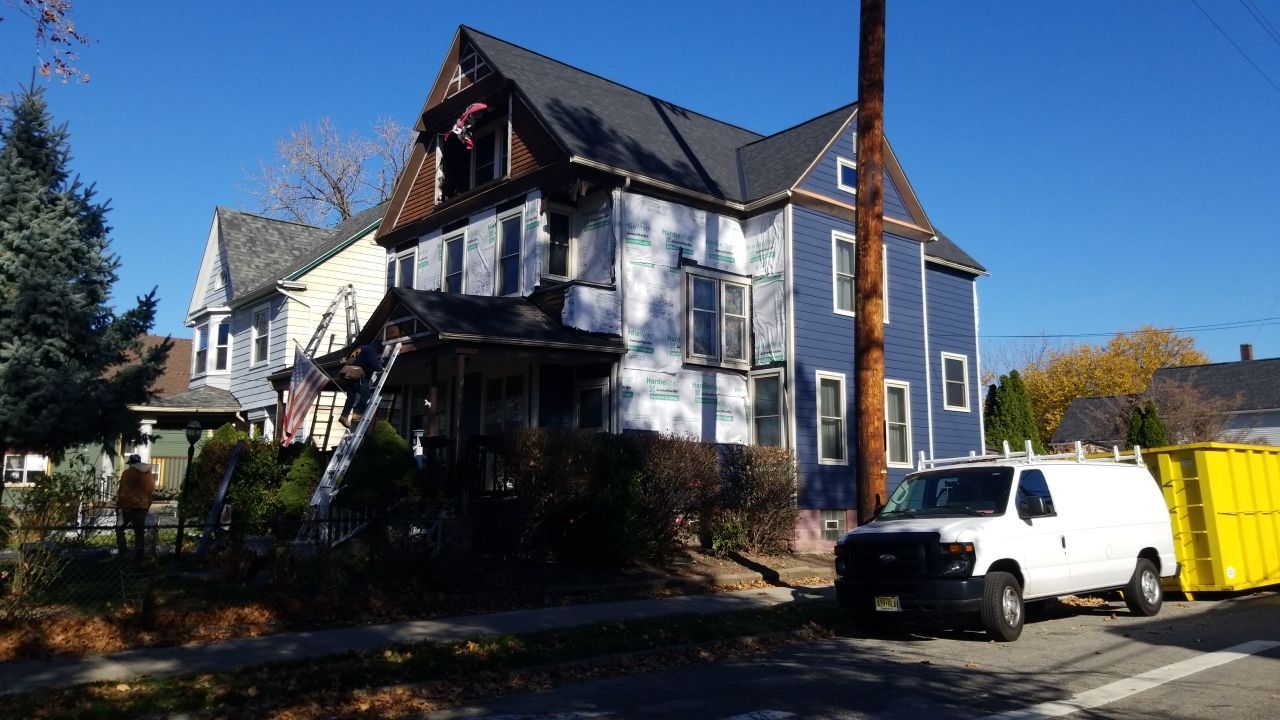 Fire damaged home in Tremont by Absolute Roofing and Construction