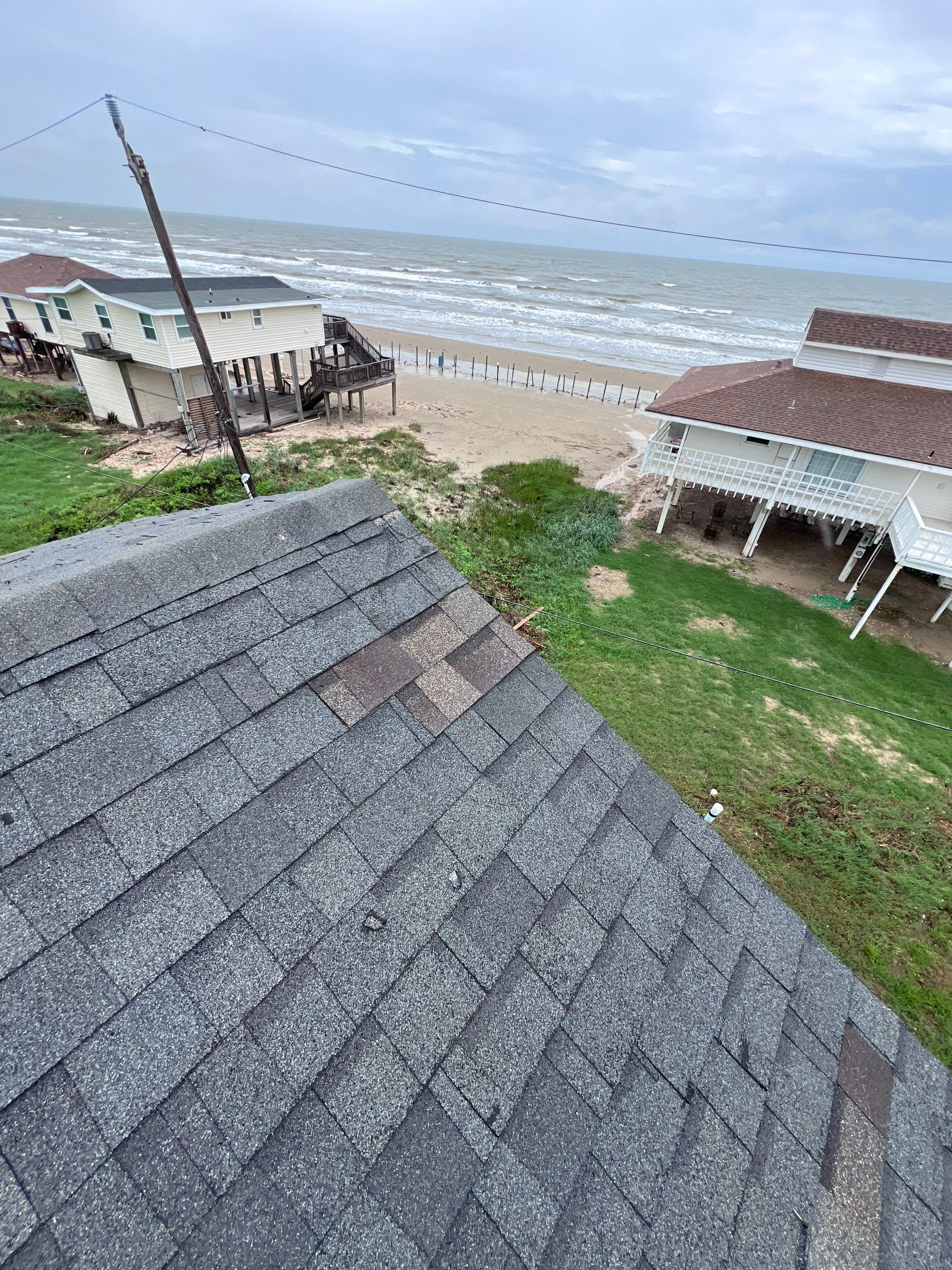 Hail Damage using Owen's Corning Duration (Lifetime) Shingles by Roof Repair Company