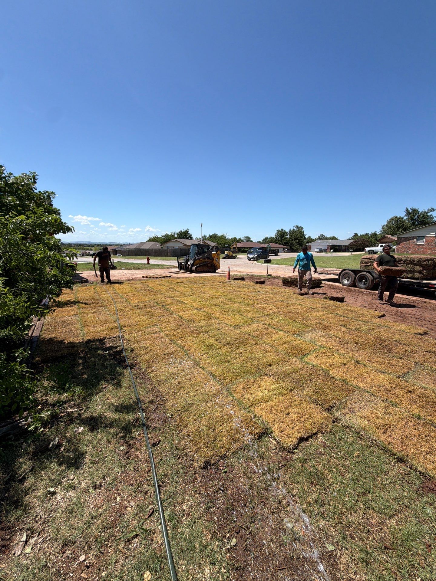 Emergency Tree Removal and Sod Installation Restoration in Lawton by Clays Services Inc