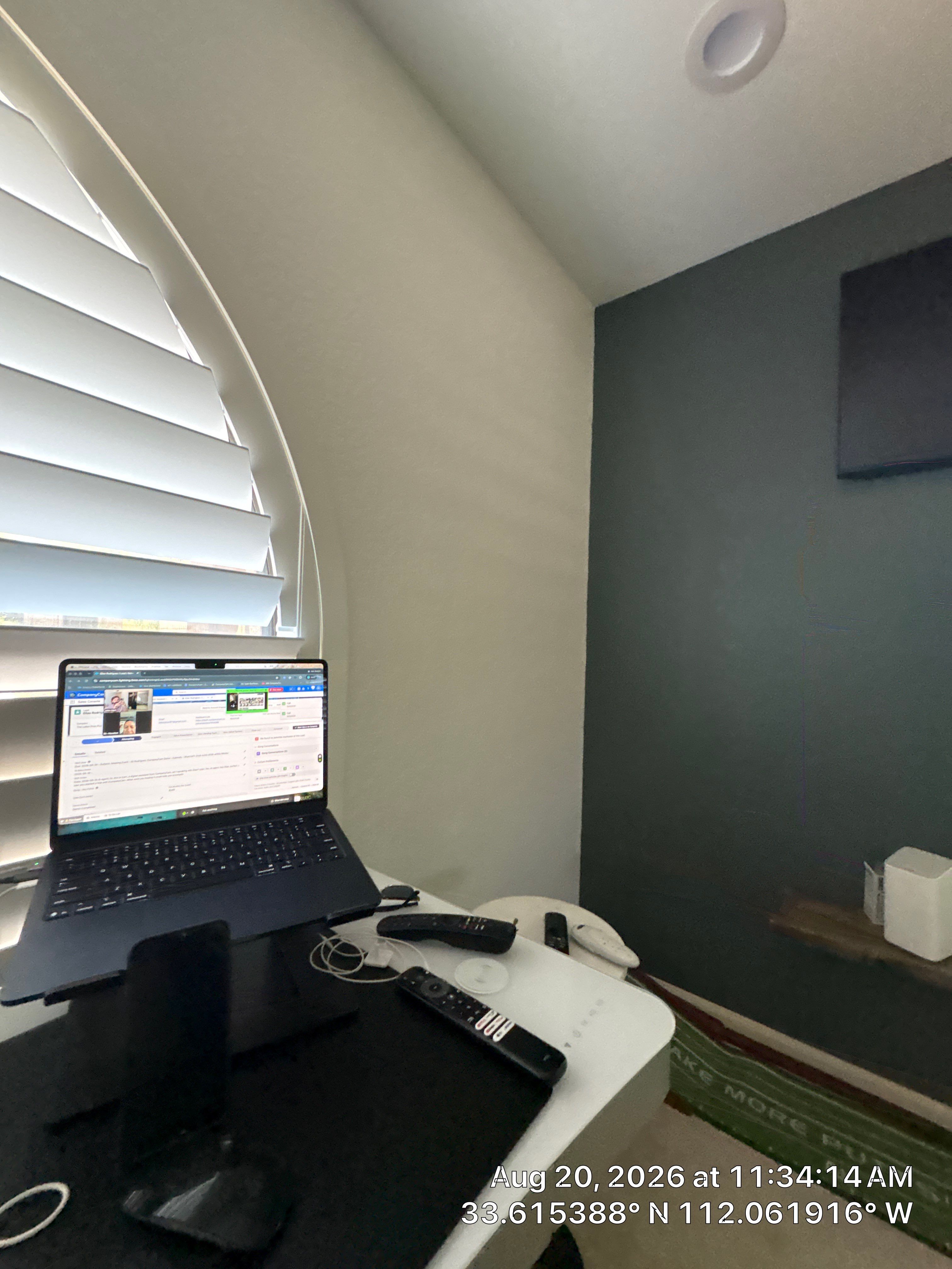 Interior Home Office Refresh with Custom Accent Wall in Phoenix by CompanyCam Sales Demo