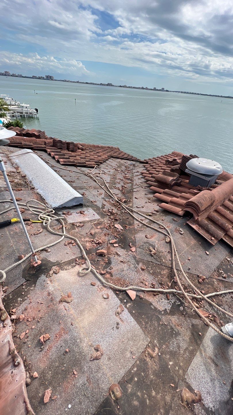 Residential Roofing Repair using Concrete Roof Tile by RoofSmith of Tampa Bay
