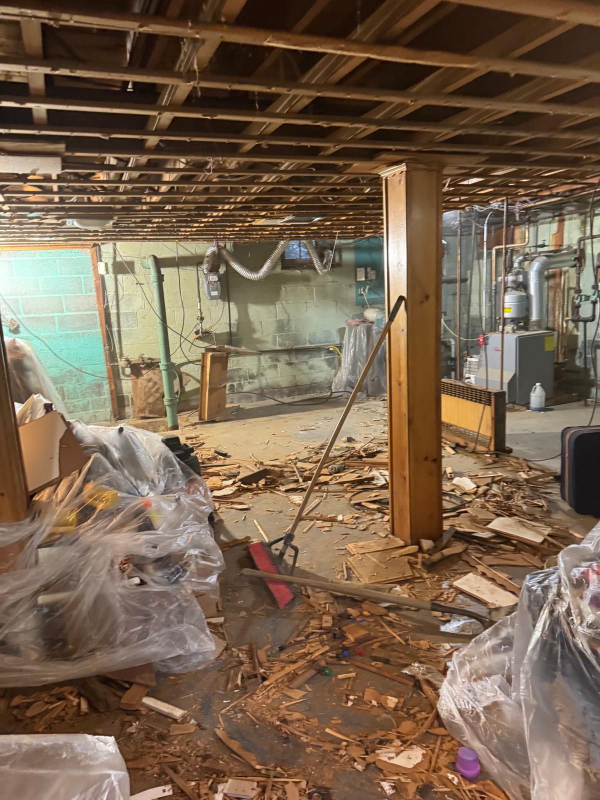 Interior French Drain Newark, NJ by Pure Service Pro, LLC 