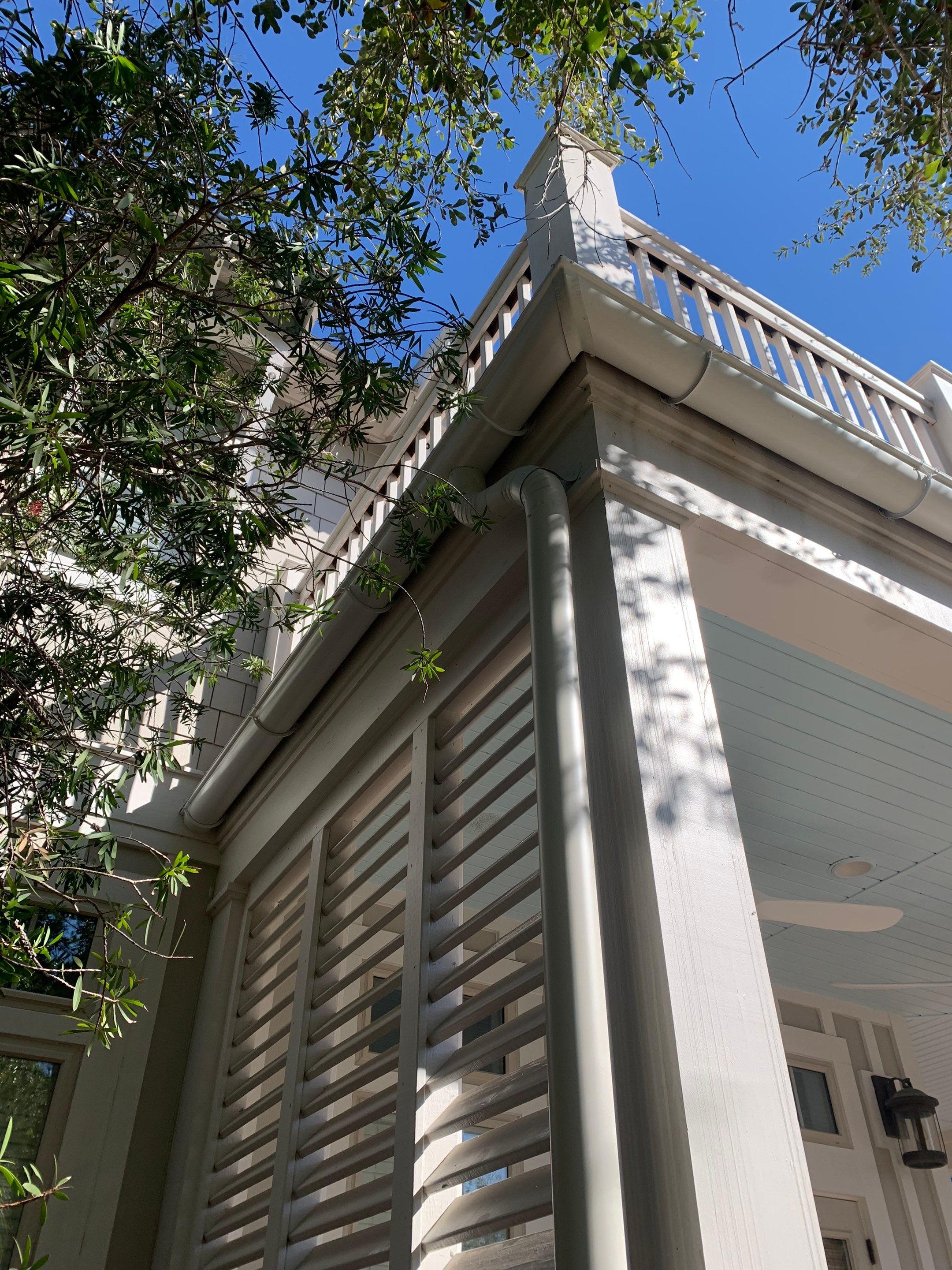 Half Round Gutter Installation with LeafBlaster Pro Gutter Guards by Gutter Professors