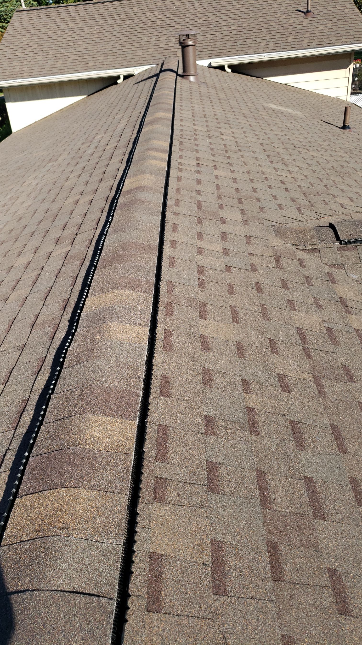 ATLAS PINNACLE COLOR: PRISTINE HEATHER DRIP EDGE: MUSKET BROWN by Eagle Eye Roofing