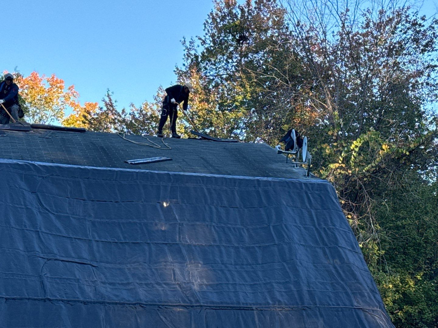 Full Roof Replacement with New Plywood Decking & Gutter Installation by Sensible Home Solutions