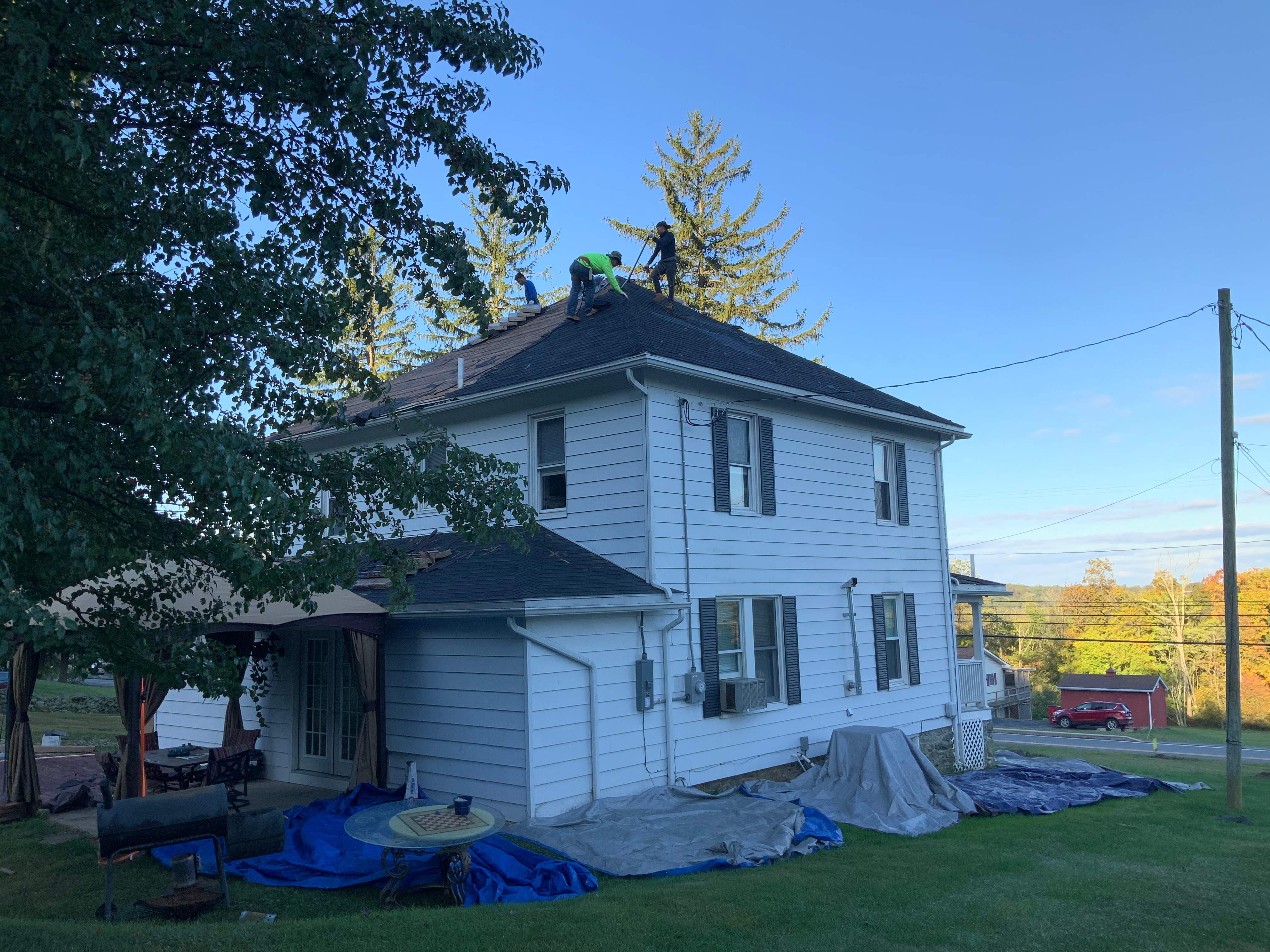 Residential Roofing Installation using Max Def Resawn Shake by Alpha Design Services