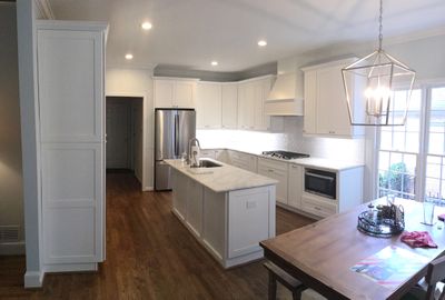 Smyrna Kitchen Renovation Featuring Custom Cabinetry and Oak Flooring