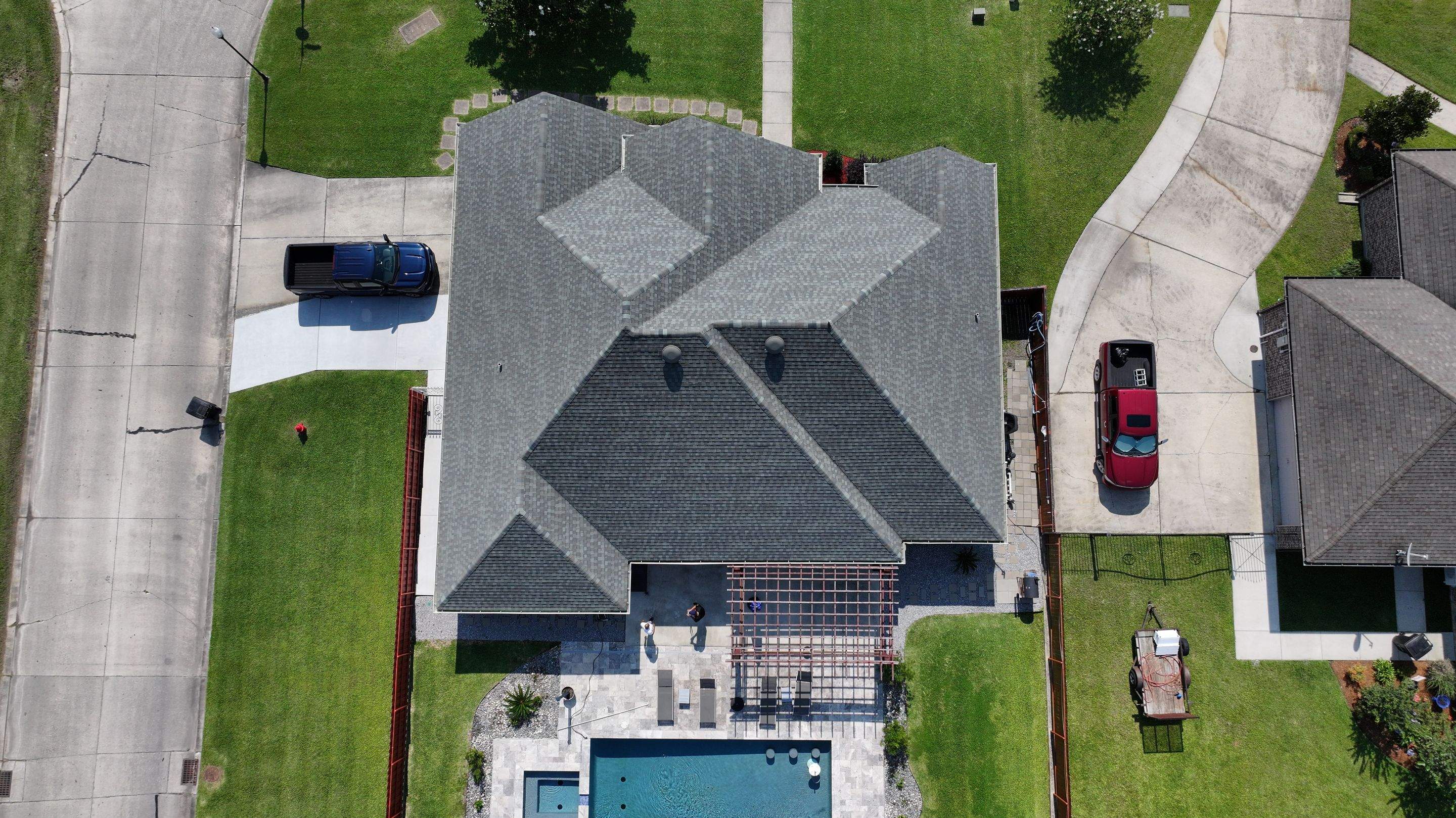 Cedar Patio Cover in Belle Chasse by HDS Contractors