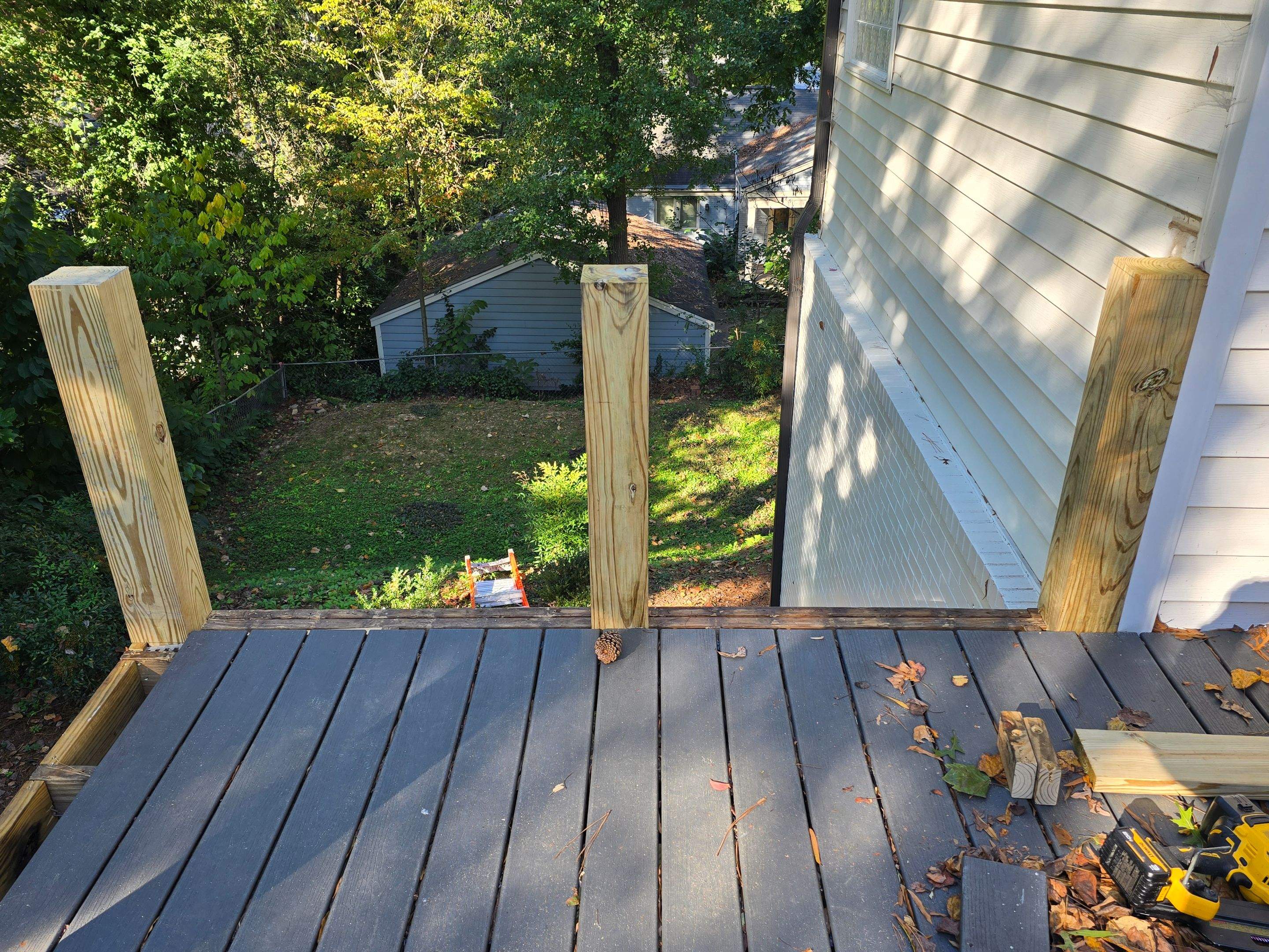 Custom Railings, Deck Support Installation, and Professional Deck Painting by Billy Weatherspoon Contractor