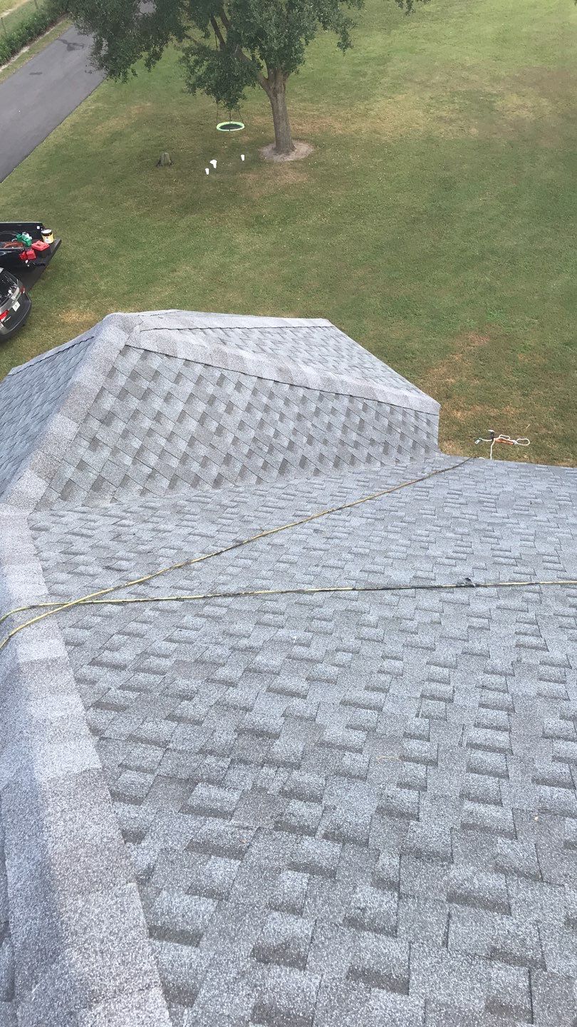Residential Roofing Installation using GAF HDZ Shingles by Protek Roofing Heating Air & Solar