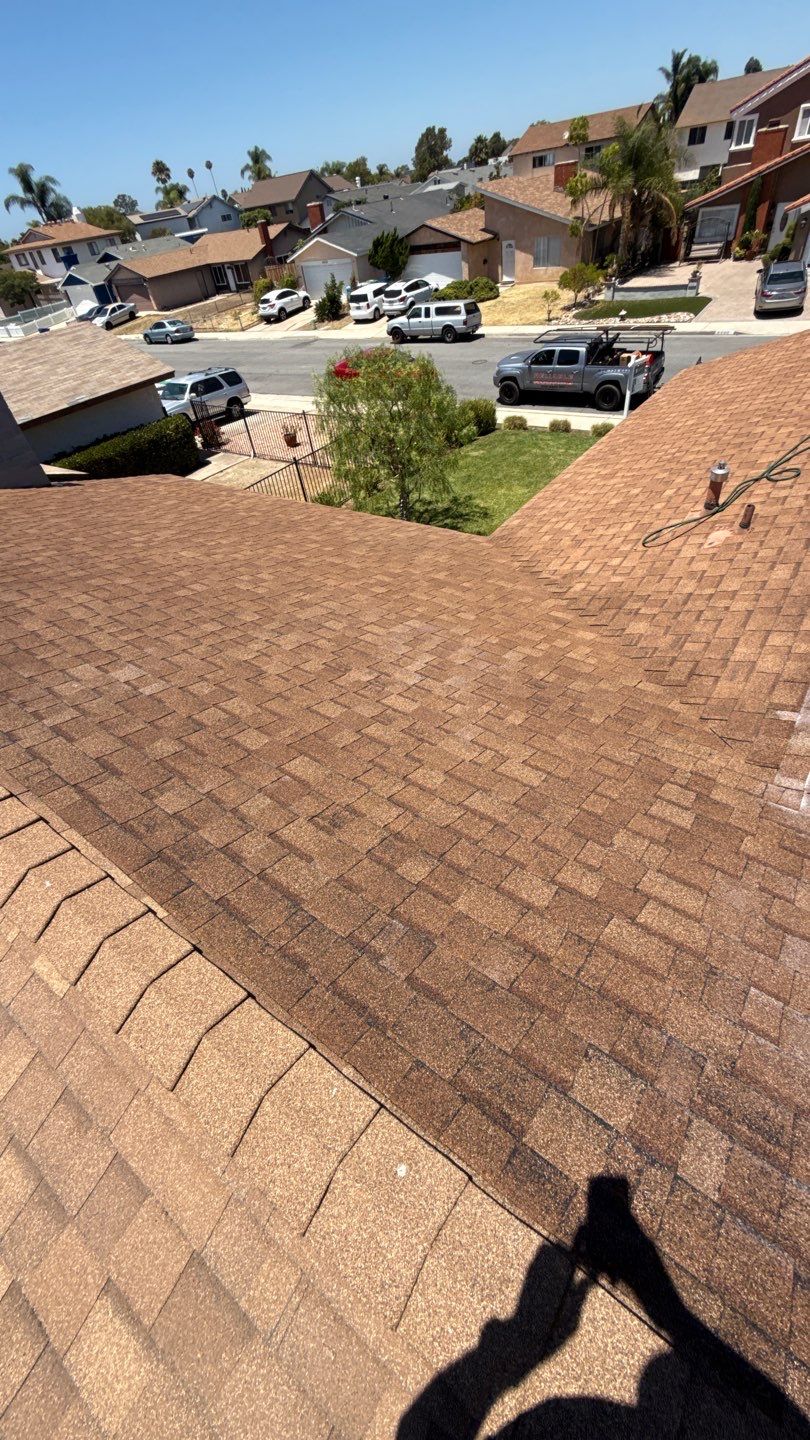 Asphalt Shingle Roof Rejuvenation and Vent Sealing in San Diego by Reliable Roofing San Diego Inc.