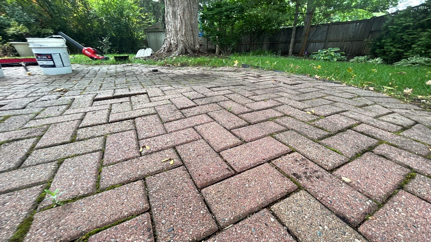 brick paver repair, clean and seal using Surebond SB-1300 by Northern Power Washing LLC.