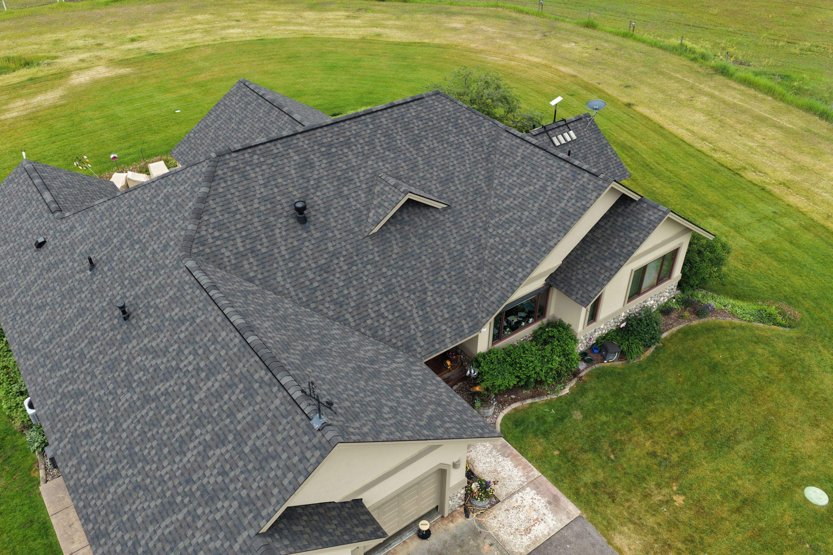 Roof Replacement using GAF Timberline HDZ - Midnight Mesa  by Montana Roofing Solutions