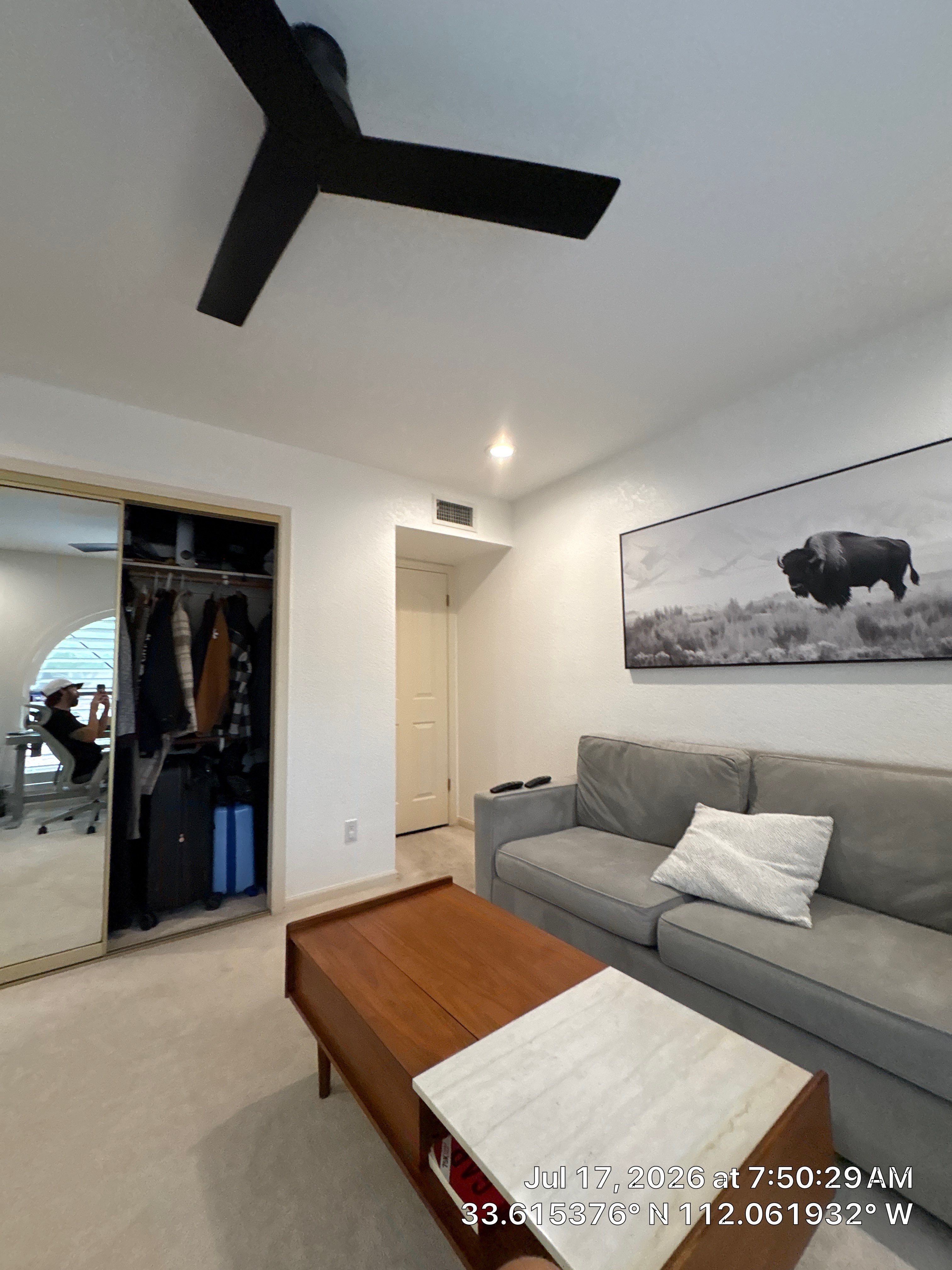 Custom Home Office and Multi-Media Room Renovation in Phoenix by CompanyCam Sales Demo