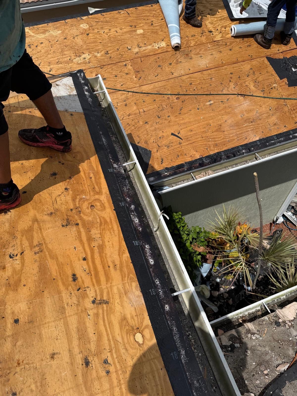 Tile Roof Replacement and Sheathing Repair in Boynton Beach by Aastro Roofing