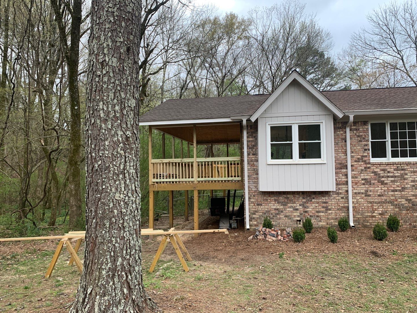 Mountain Brook - Covered Porch by Pillar and Pine