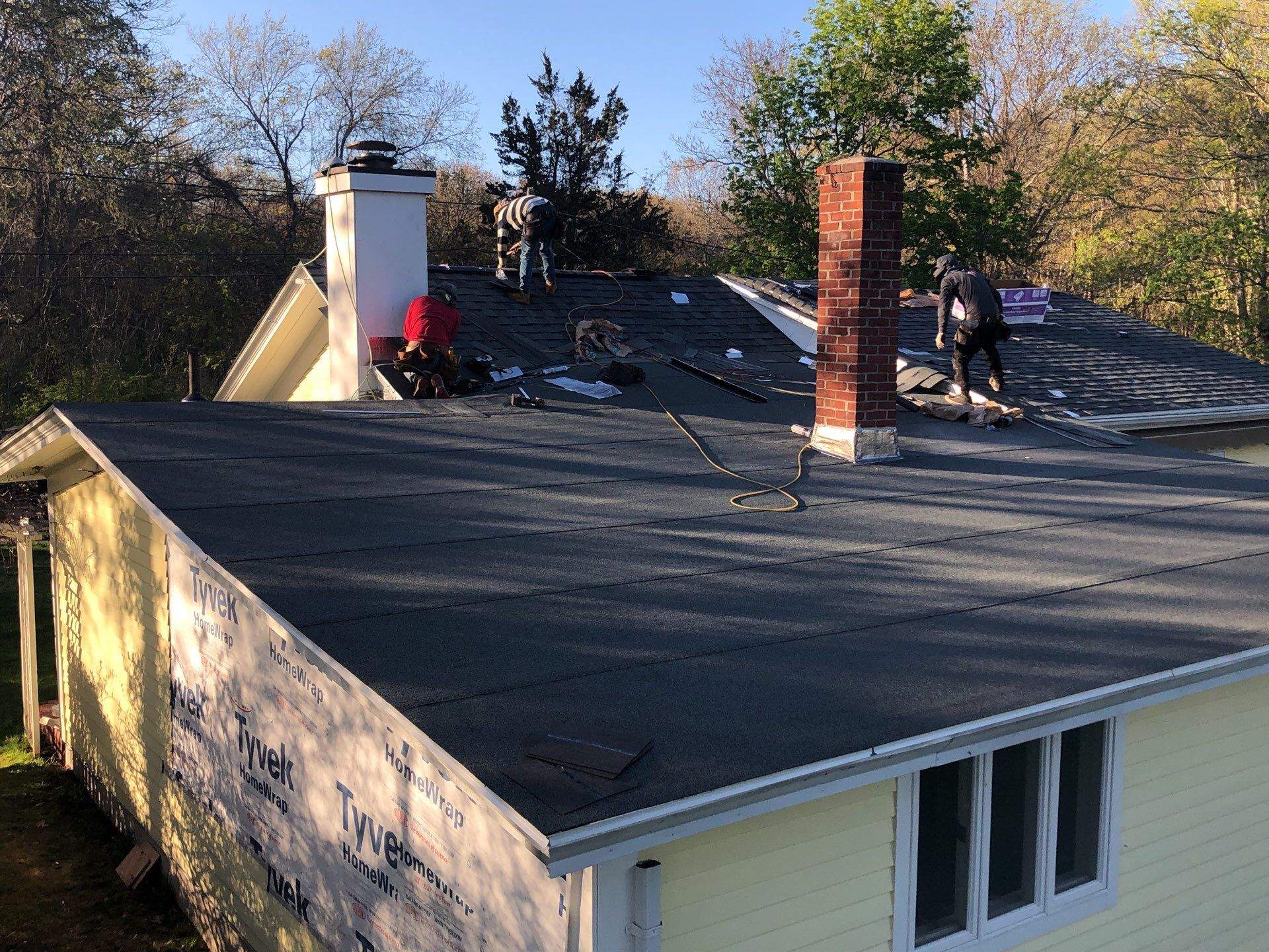 Low-Slope Roofs with Rolled Asphalt by Pinnacle Roofing & Skylights