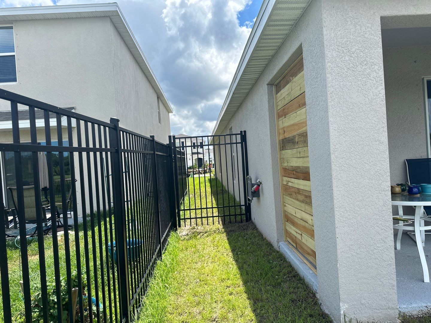 Aluminum Fence Installation using Black 3 Rail Aluminum Fence by Asap fence and gates, LLC