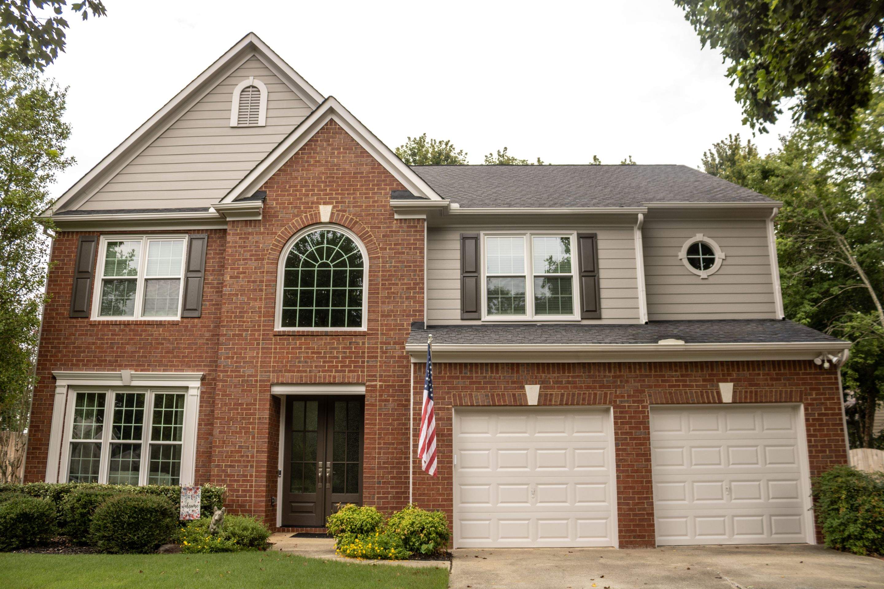 Alpharetta, GA Partial Siding Replacement using James Hardie Lap Select Cedarmill by Nelson Exteriors
