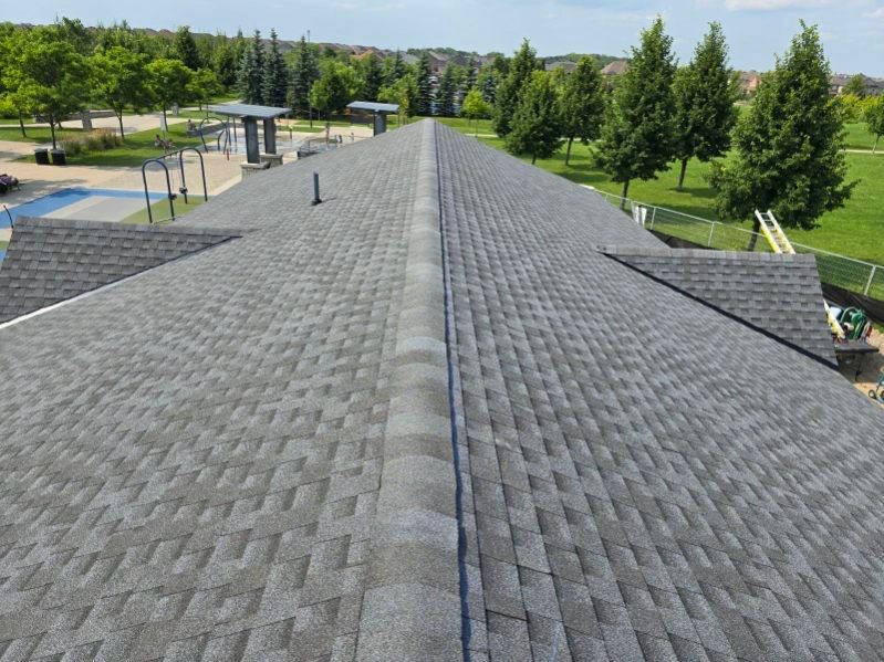 Commercial Roofing Installation using Gaf Timberline Shingles  by Jay Carter Roofing & Sheet Metal