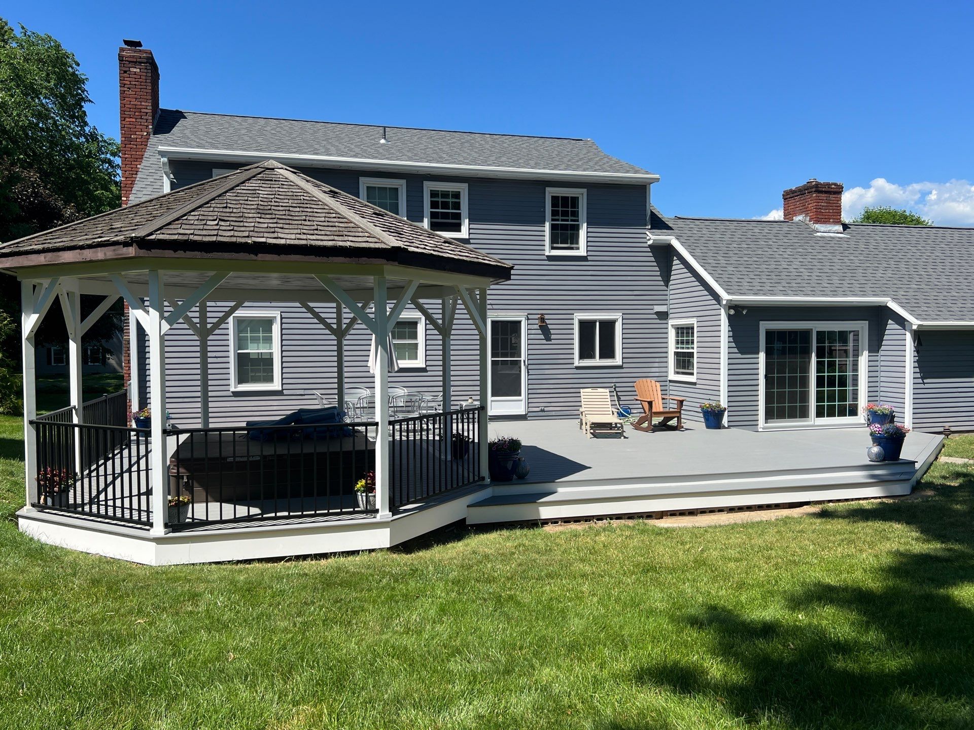 Deck Repair using Trex Select Decking by Chagnon Building & Remodeling LLC