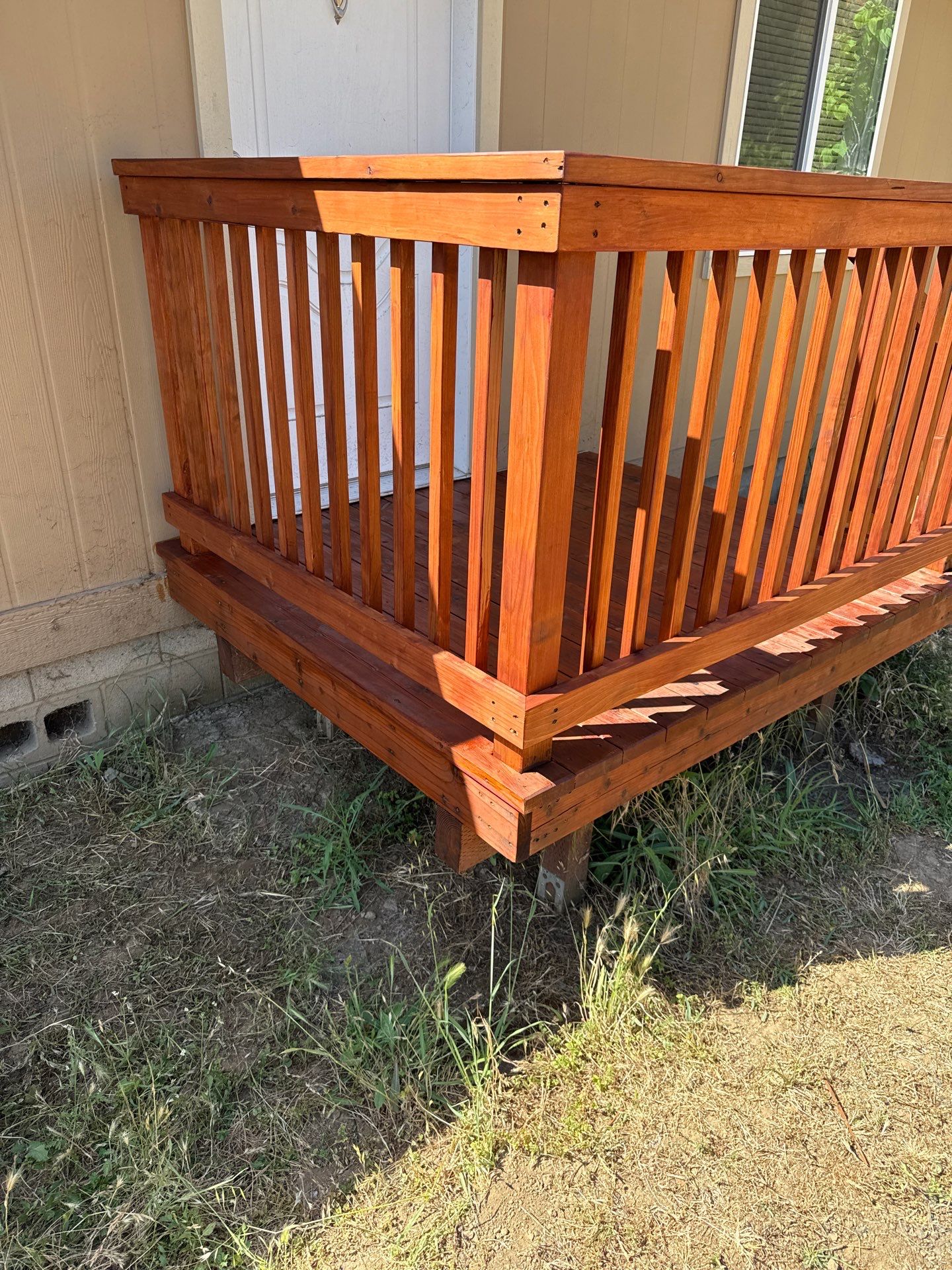 New Shade Cover for existing Porch by JRS Construction