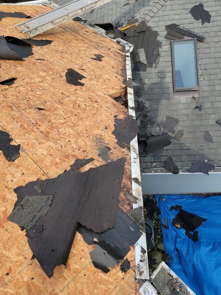 Roof Installation with GAF HDZ Timberline Shingles and Skylight Replacement in Cleveland, WI by Gellings Roofing and Siding LLC