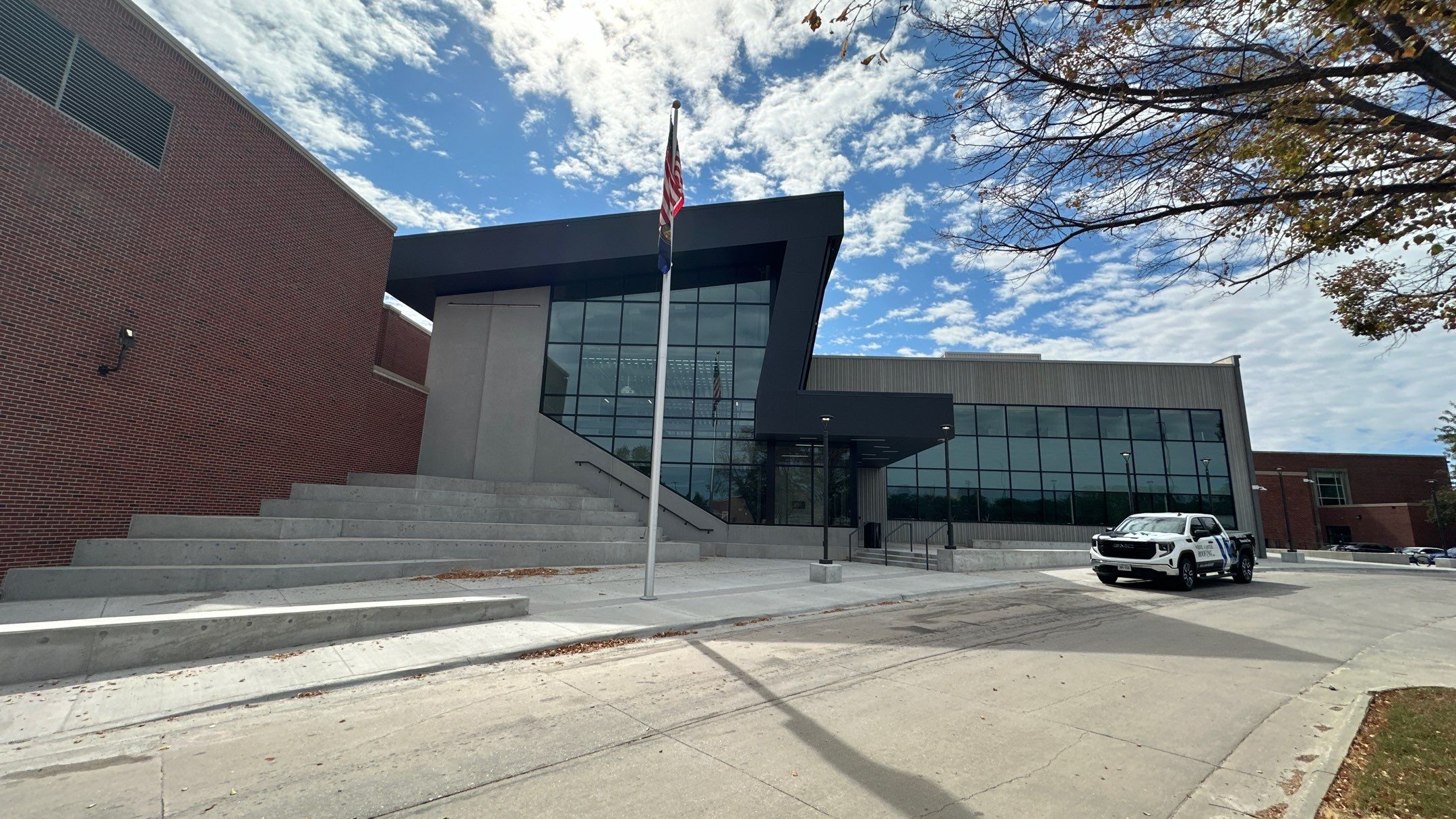 Benson High School Custom Metal by White Castle Roofing