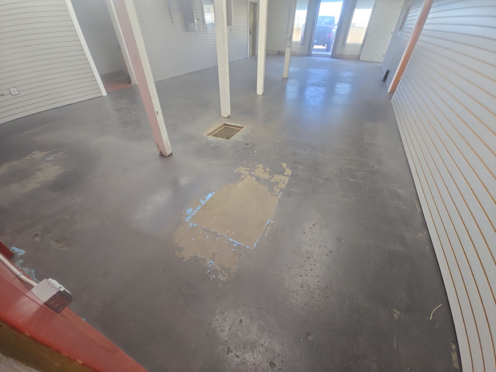 Commercial Floor Transformation in Lewiston Using Slate Hybrid Finish by Croc Coatings, LLC