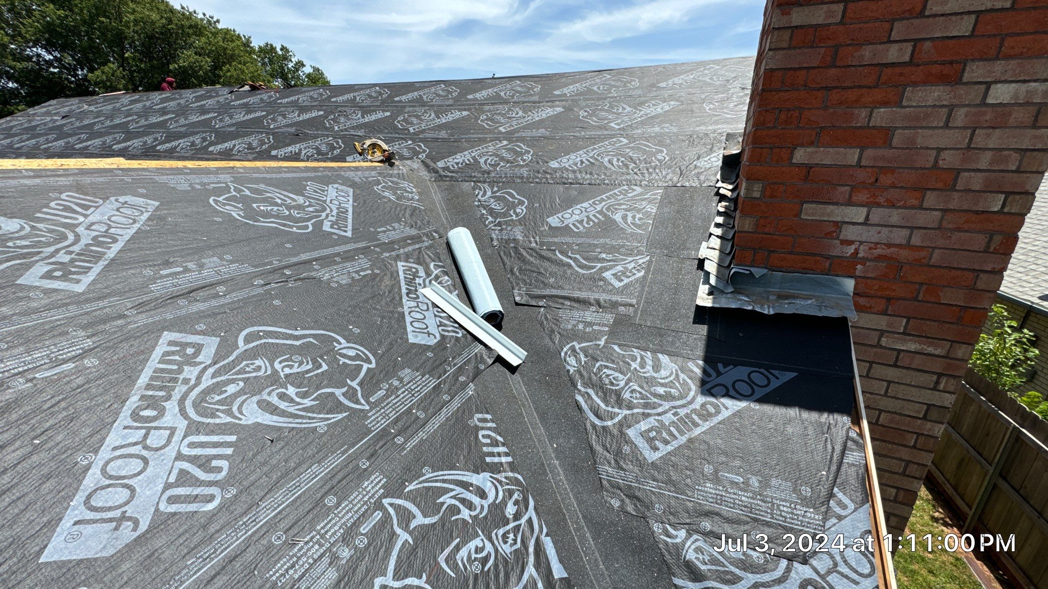 Roof Installation using Certainteed Landmark by Castillo Roofing