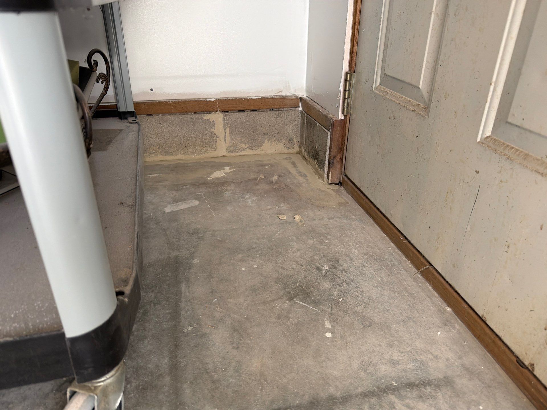 Decorative Chip Concrete Coating Installation in Luverne by Select Painting, Coatings & Garage Cabinets