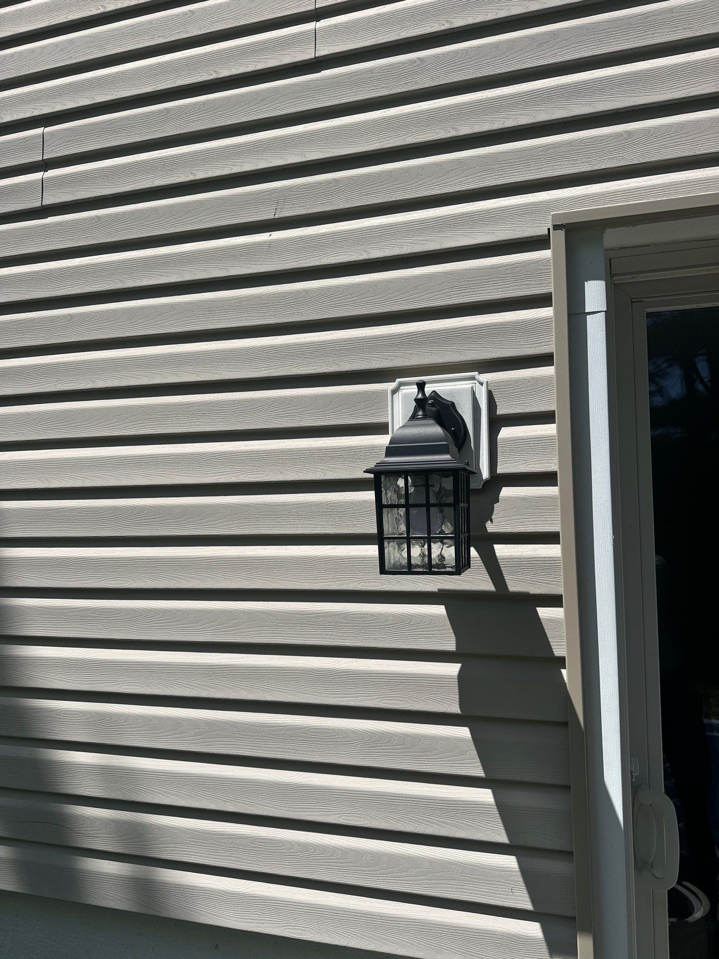 Exterior GFCI Outlet & Lantern Sconce Installation by Spartan Home Pros