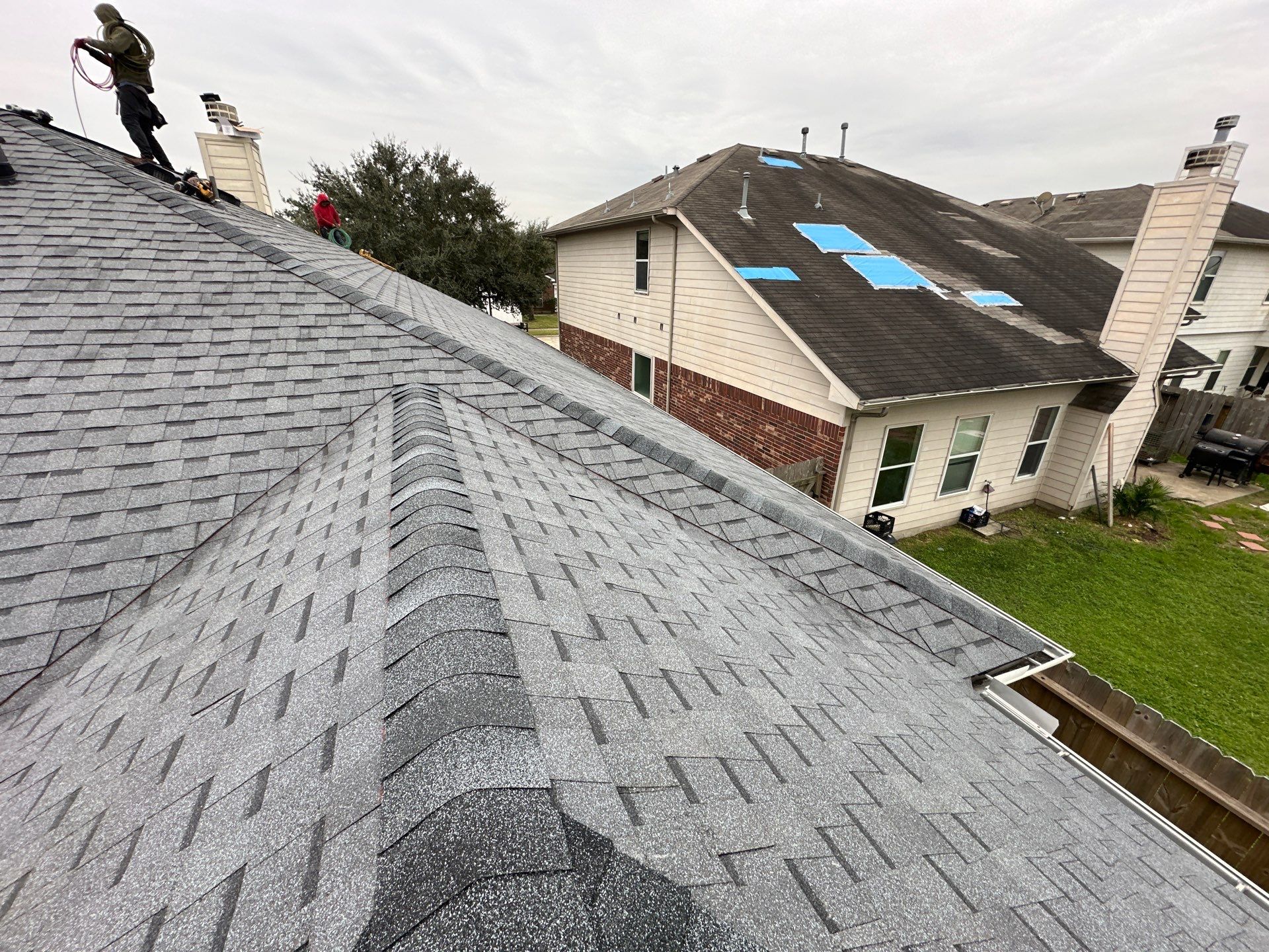 Project in Houston by Motion Roofing