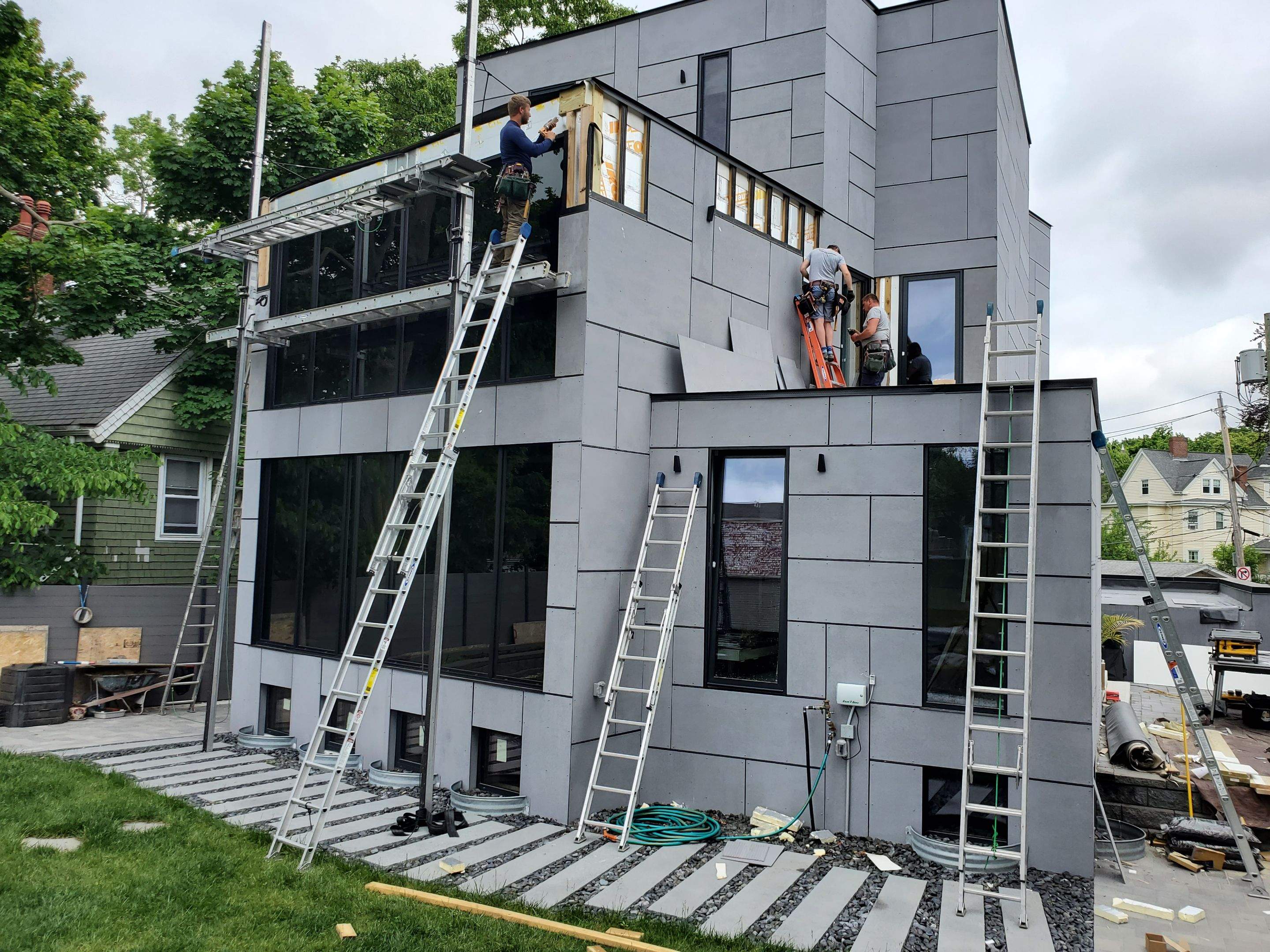 Siding installation (Engineered Panels) by UBrothers Construction