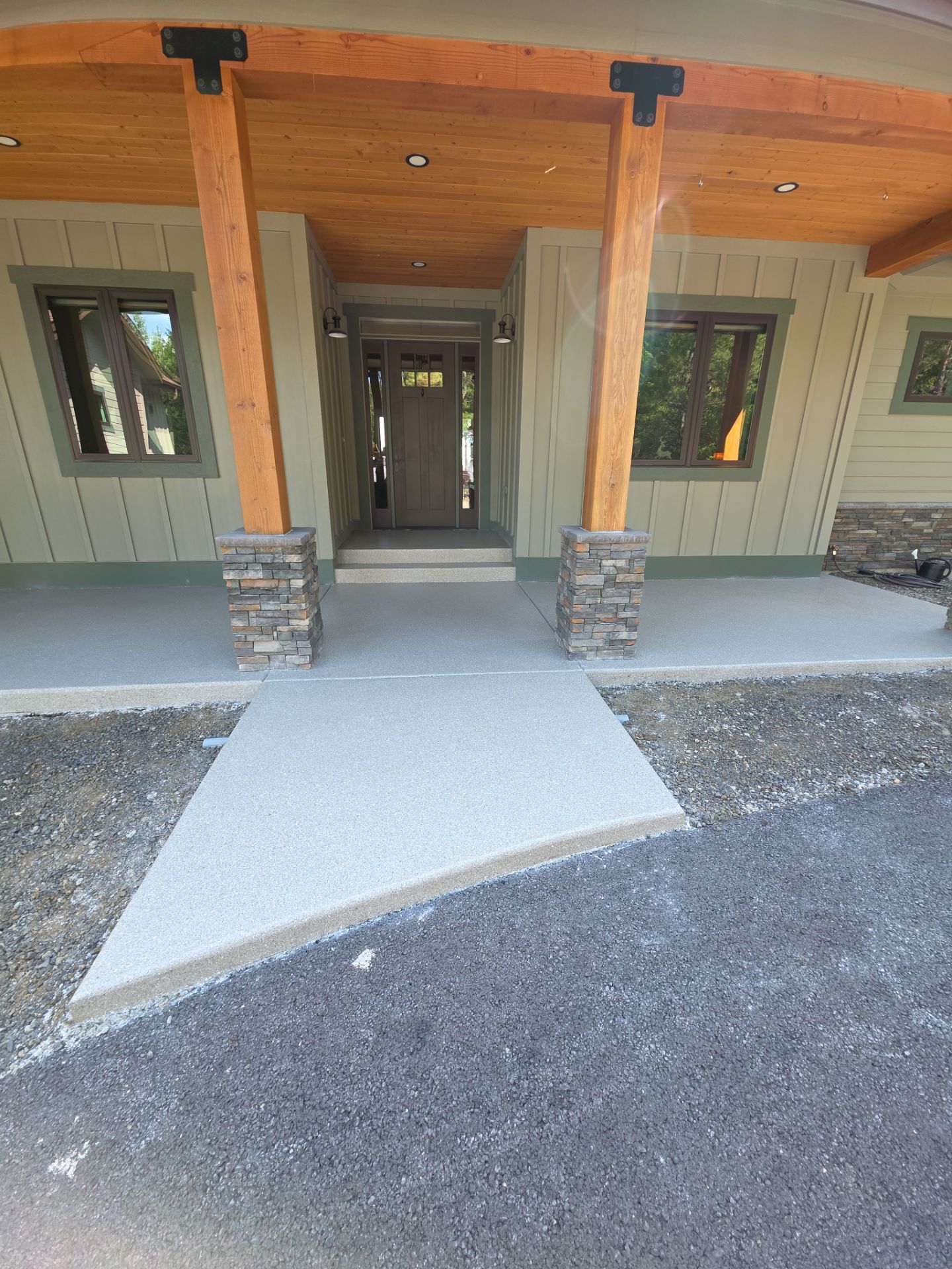 Patio Transformation using Travertine by Croc Coatings, LLC