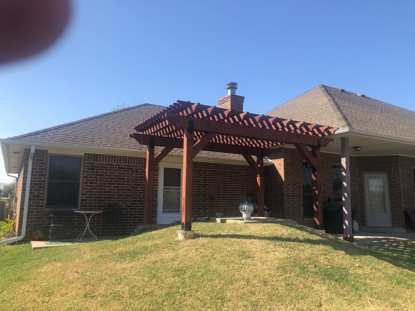 Pergola in Oklahoma City by McCann's Roofing and Construction