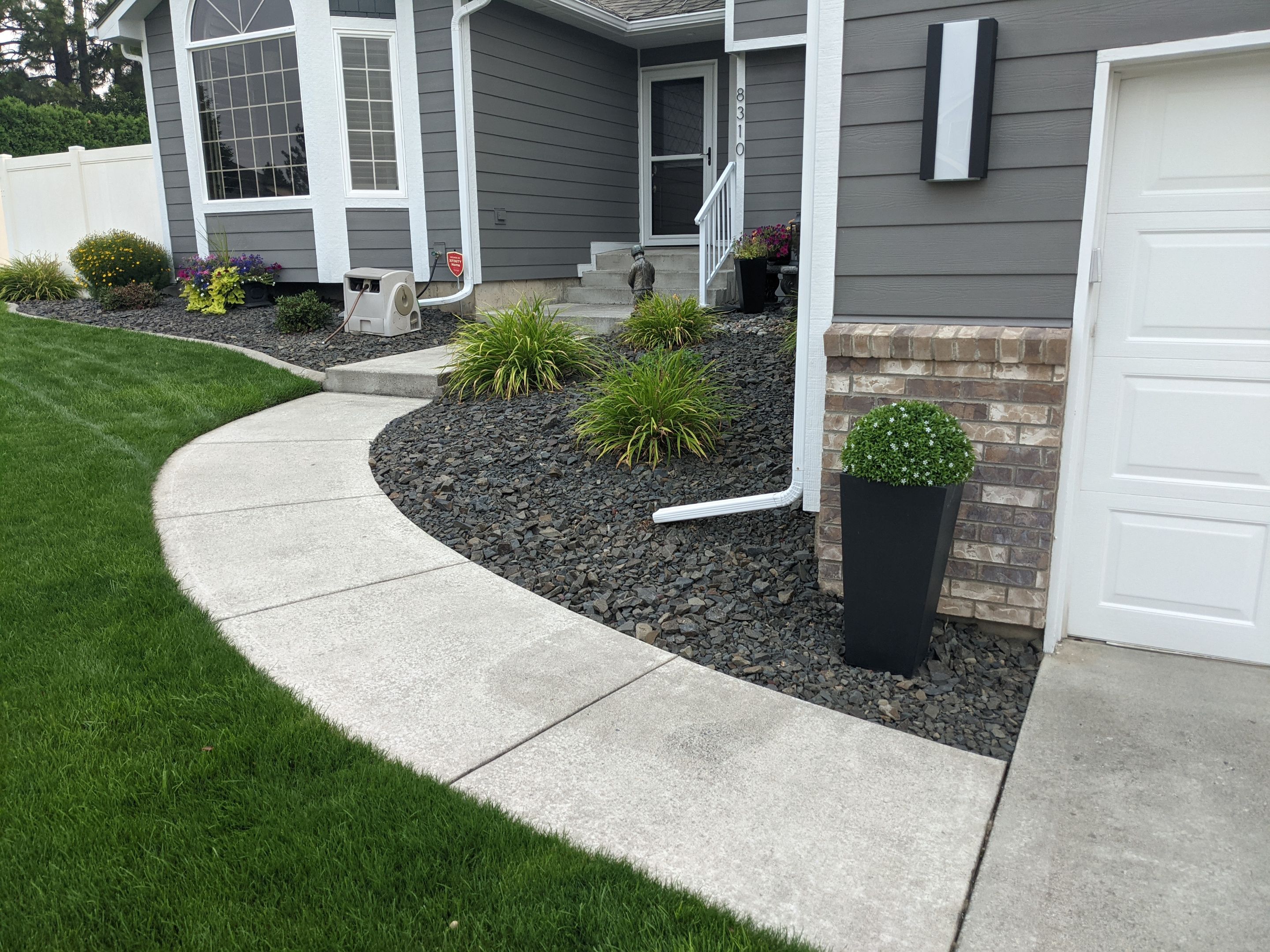 Pool Deck Transformation using Slate Stone by Croc Coatings, LLC