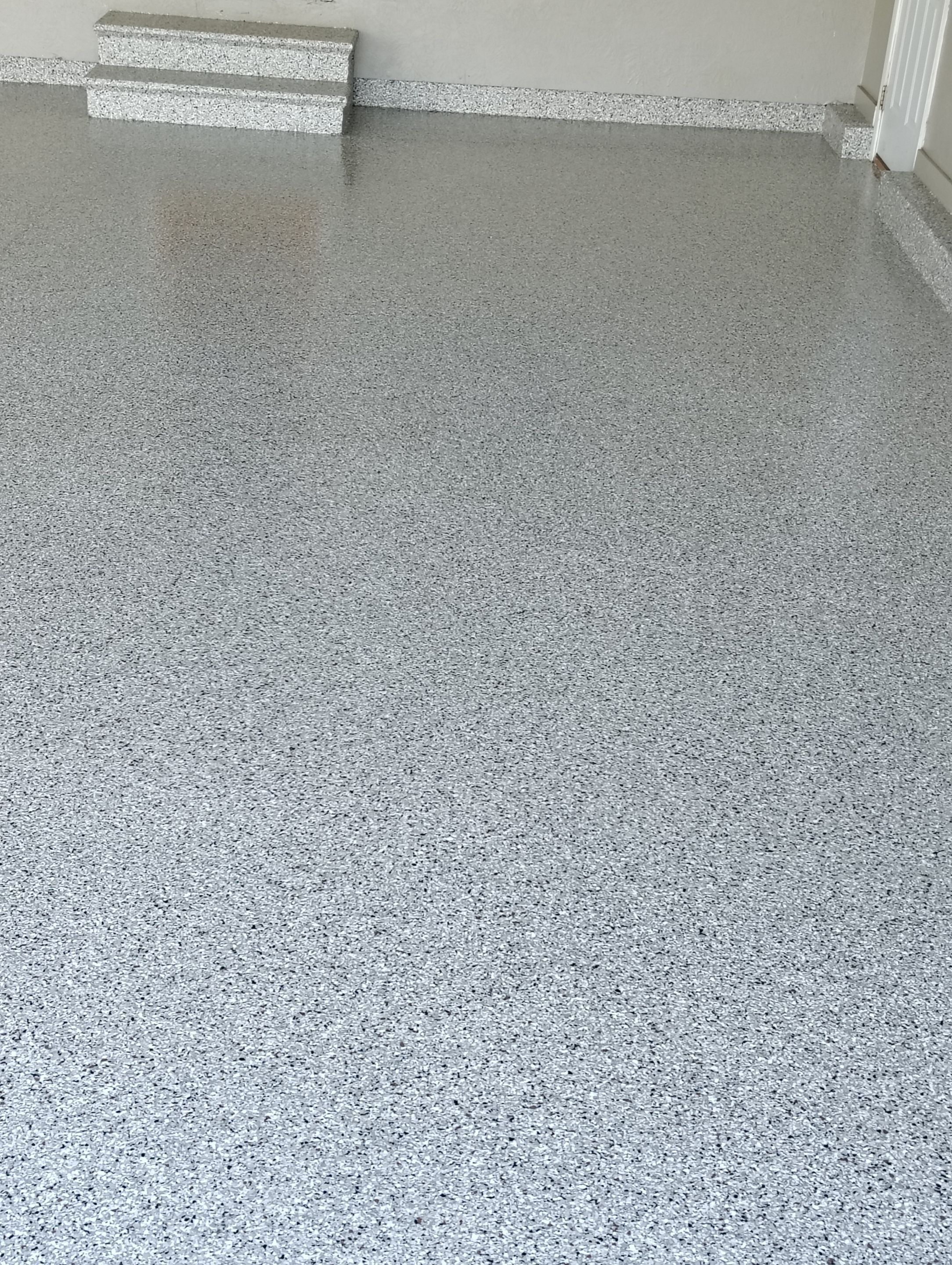 Garage Concrete Floor Coating and Crack Repair in Onawa by Select Painting, Coatings & Garage Cabinets