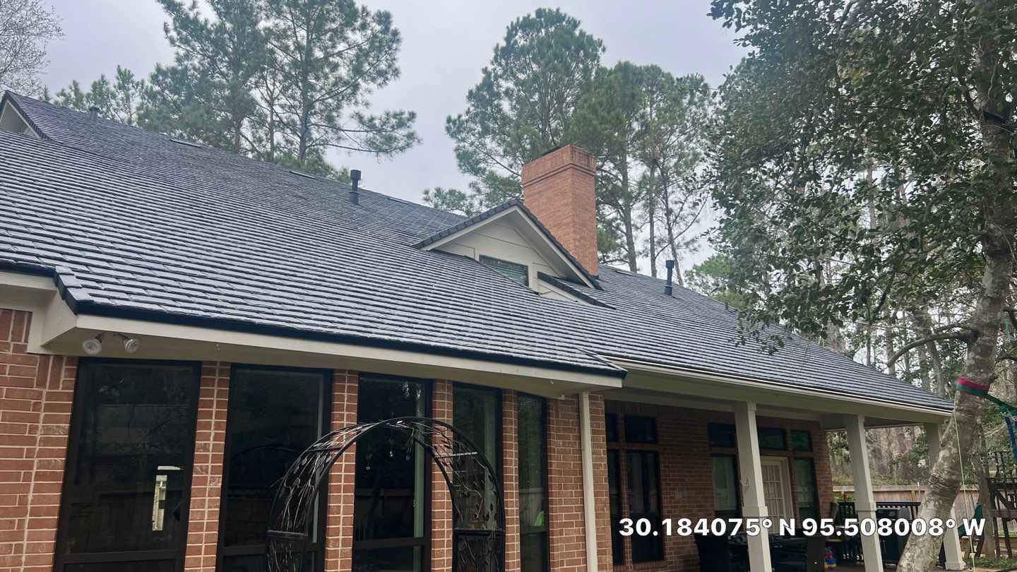Residential Roof Replacement using Davinci Province Slate Shingles by Elite Roofing LLC