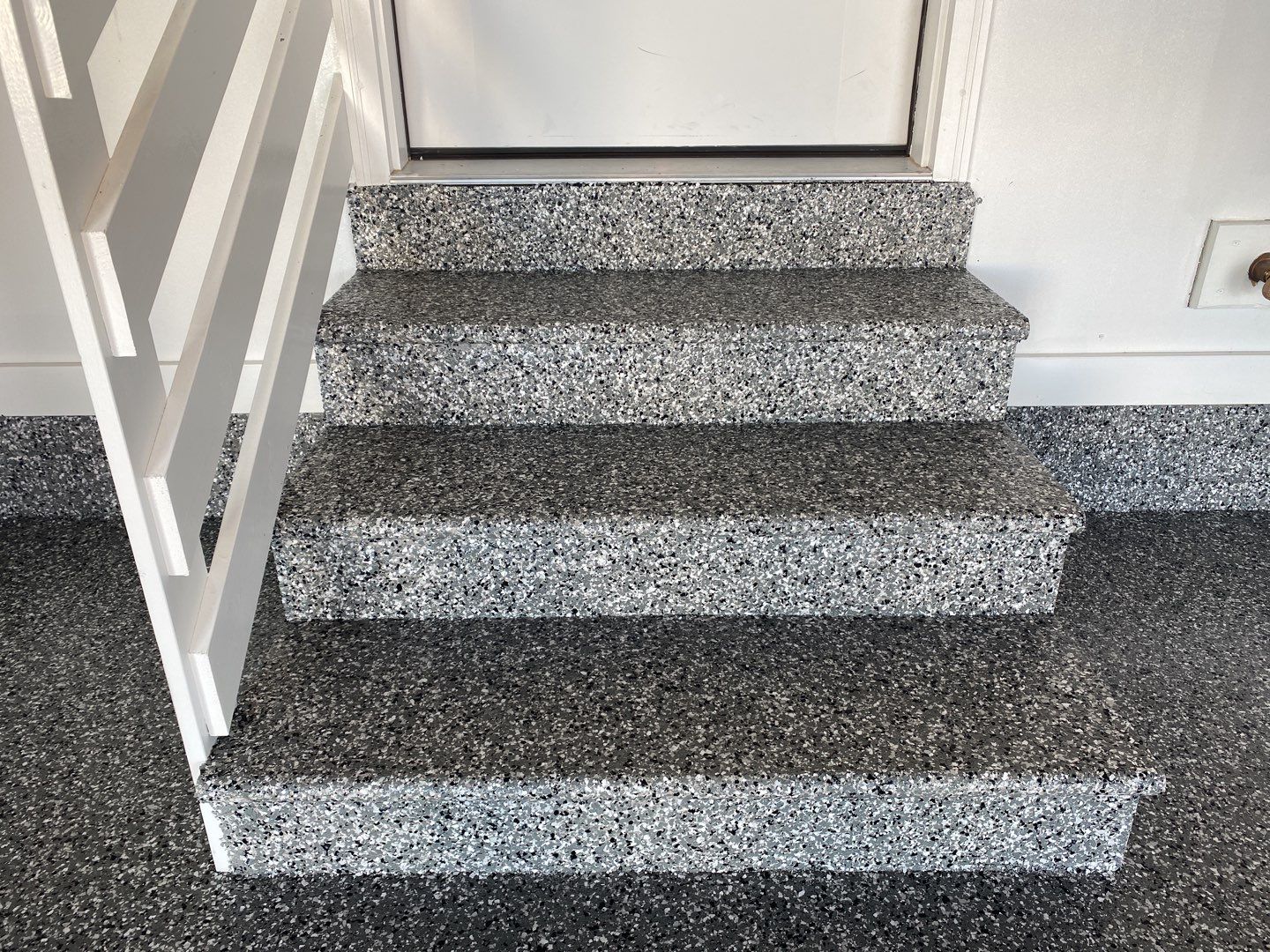 Verticals and Stairs Are Almost Always Worth It! by Revival Concrete Coatings