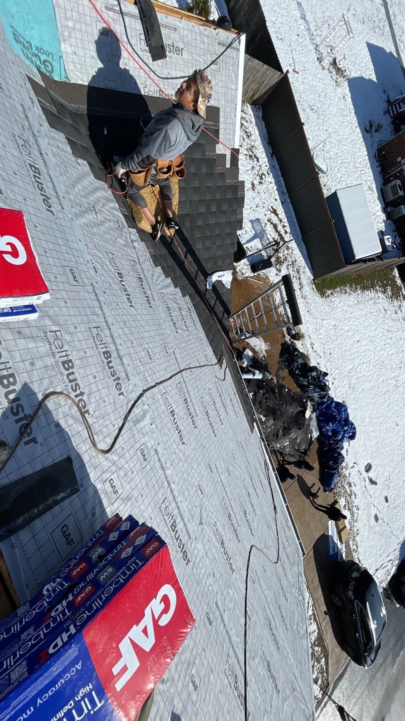 Residential Roofing Installation using GAF HDZ Roofing System  by Undersun Roofing 