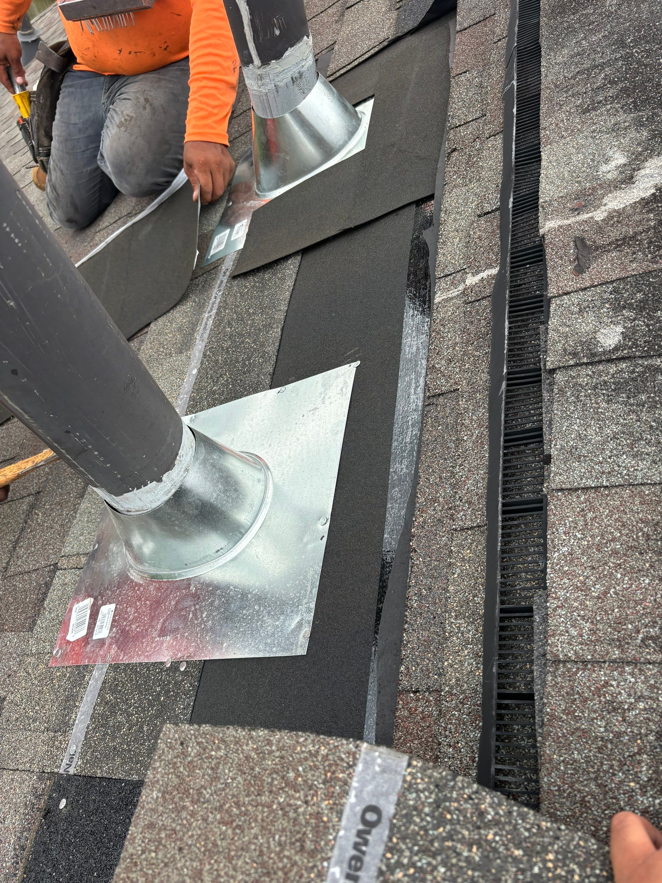 Hail Damage using Owen's Corning Duration (Lifetime) Shingles by Roof Repair Services LLC
