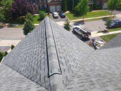 Residential Roofing Installation using Atlas Pinnacle Pristine Hearthstone Architectural Shingles by Frederick Roof Repair