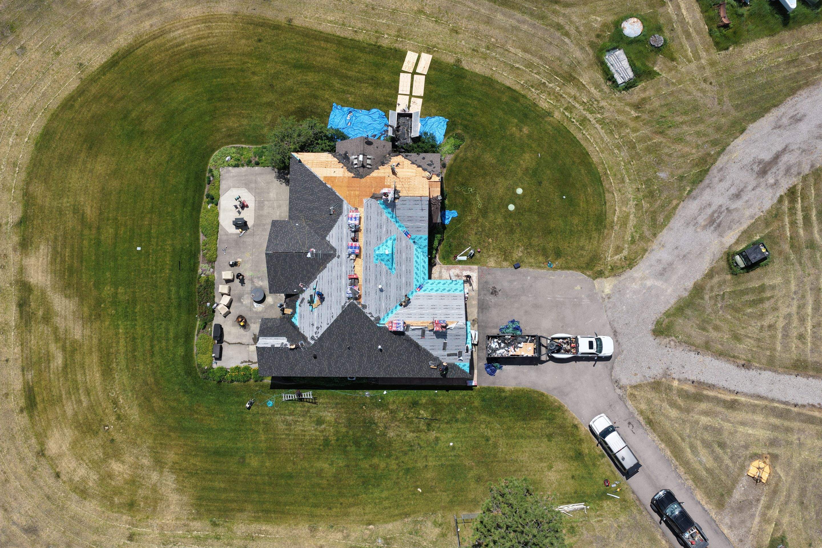 Roof Replacement using GAF Timberline HDZ - Midnight Mesa  by Montana Roofing Solutions