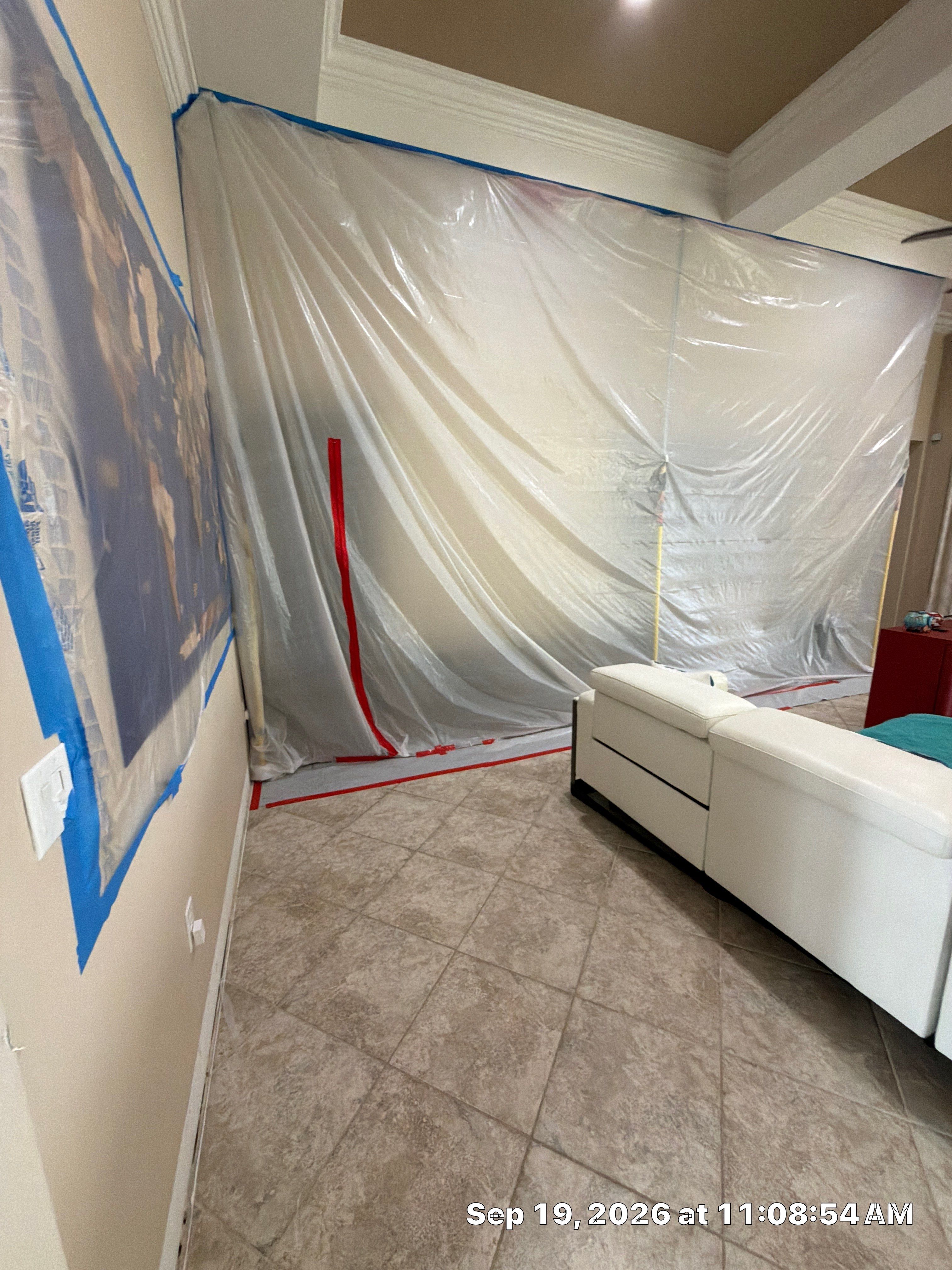 Water Damage Mitigation and Mold Remediation for Naples Residence by Microscope