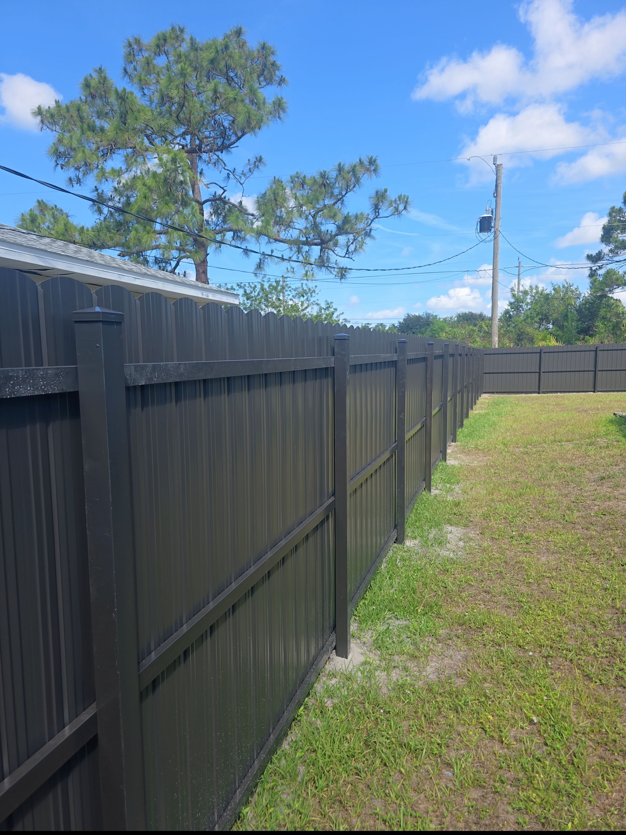 Bronze Metal Privacy in North Port by True Fence LLC