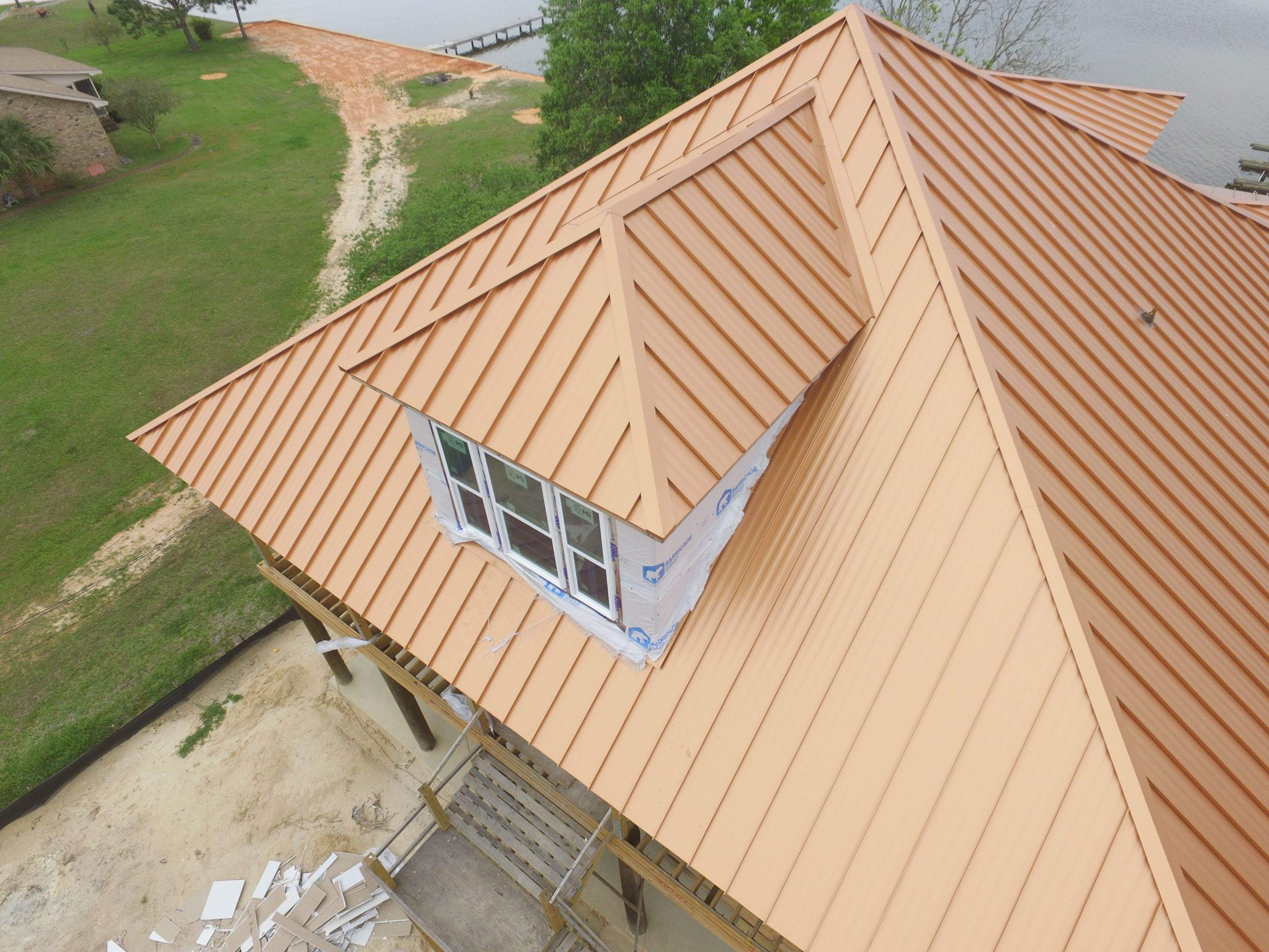 Standing Seam Install by Professional Roofing Company