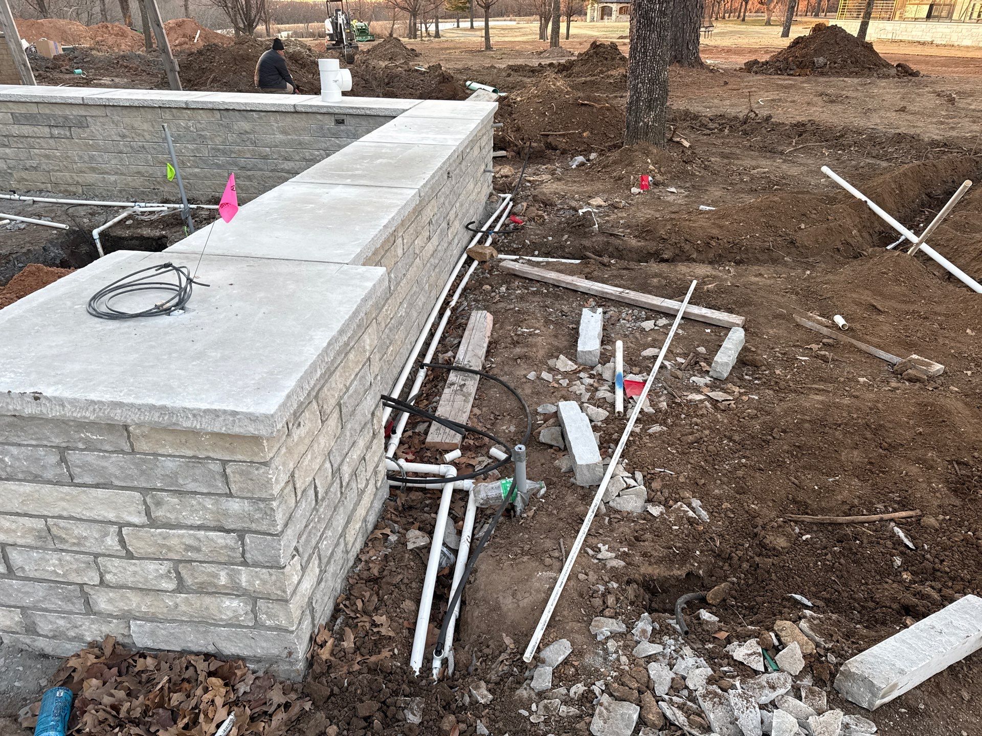 Project in Bixby, OK New construction  by BA Lawns and Landscaping LLC 